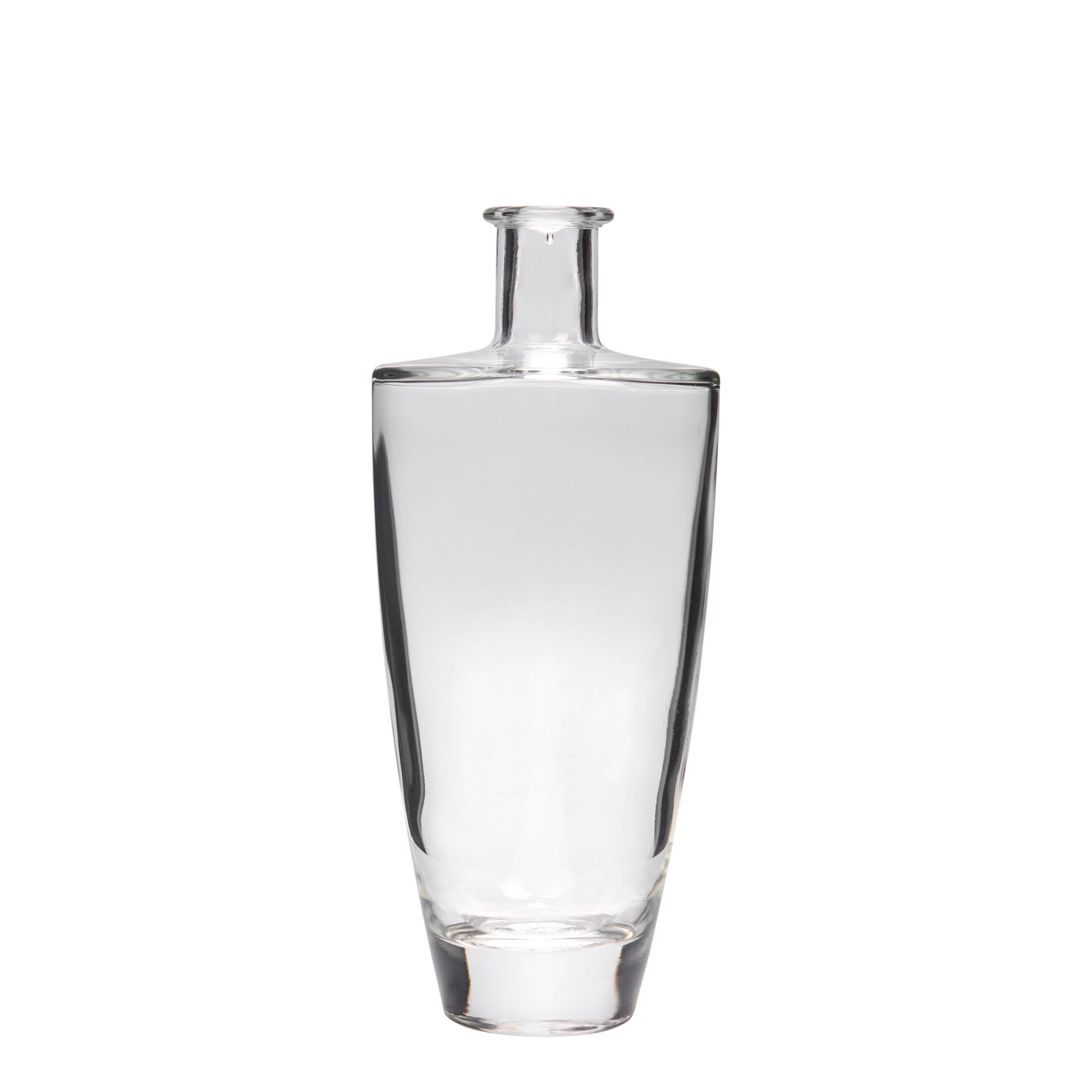 500 ml glass bottle 'Vanessa', oval, closure: cork