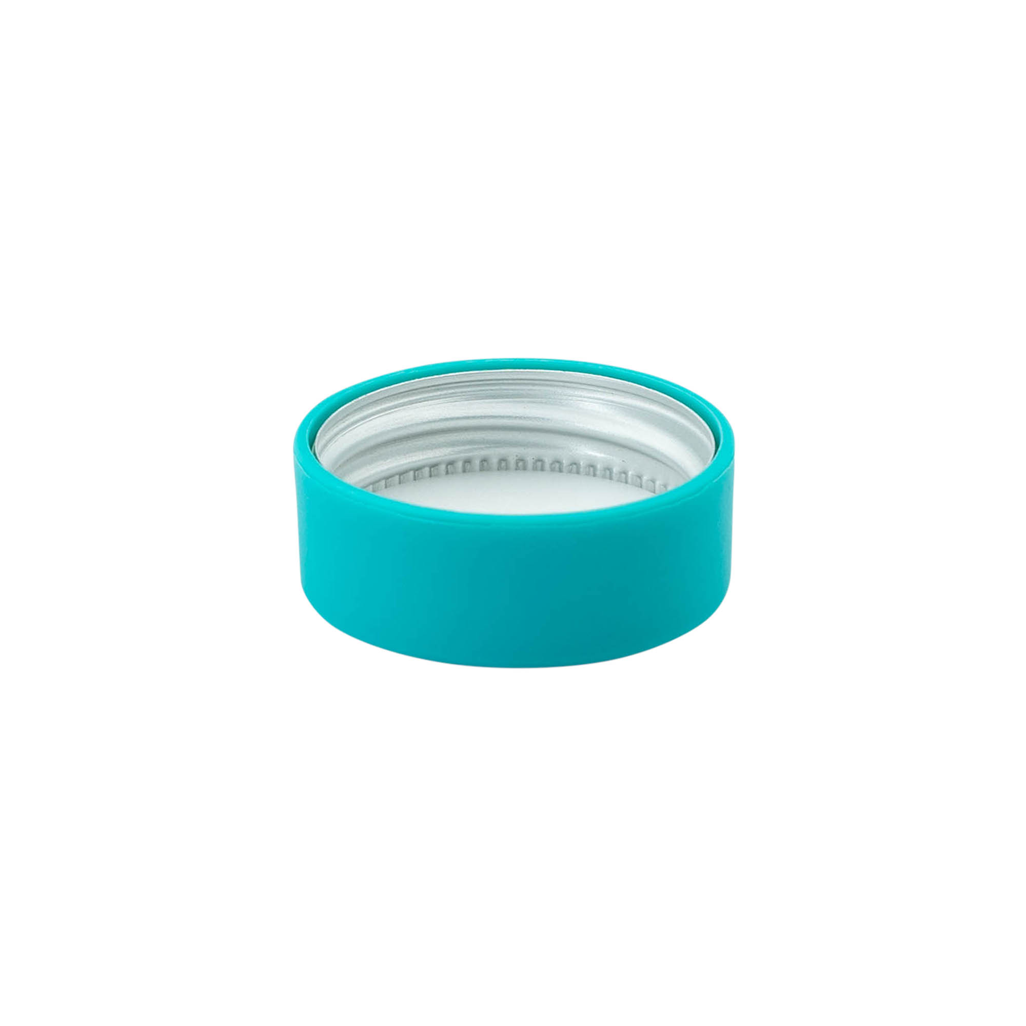 Screw cap, ABS plastic, turquoise, for opening: GPI 33/400