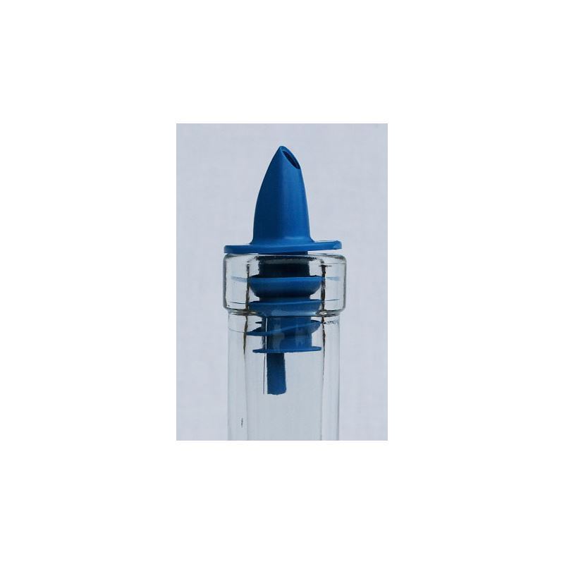 Jet Pour spout, PE plastic, blue