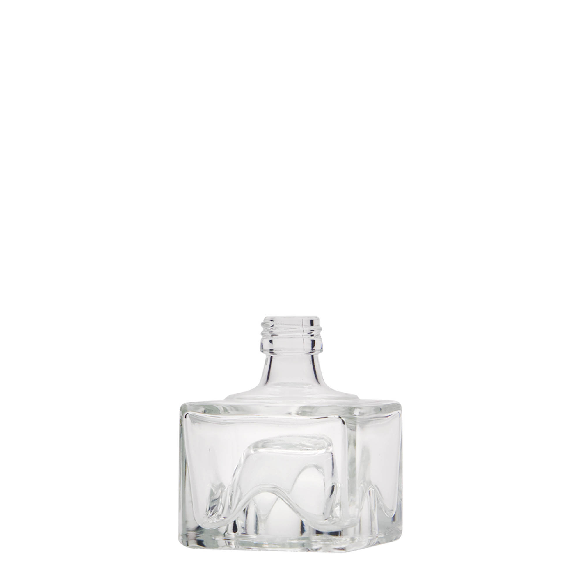 40 ml glass bottle 'Cocolores', square, closure: PP 18