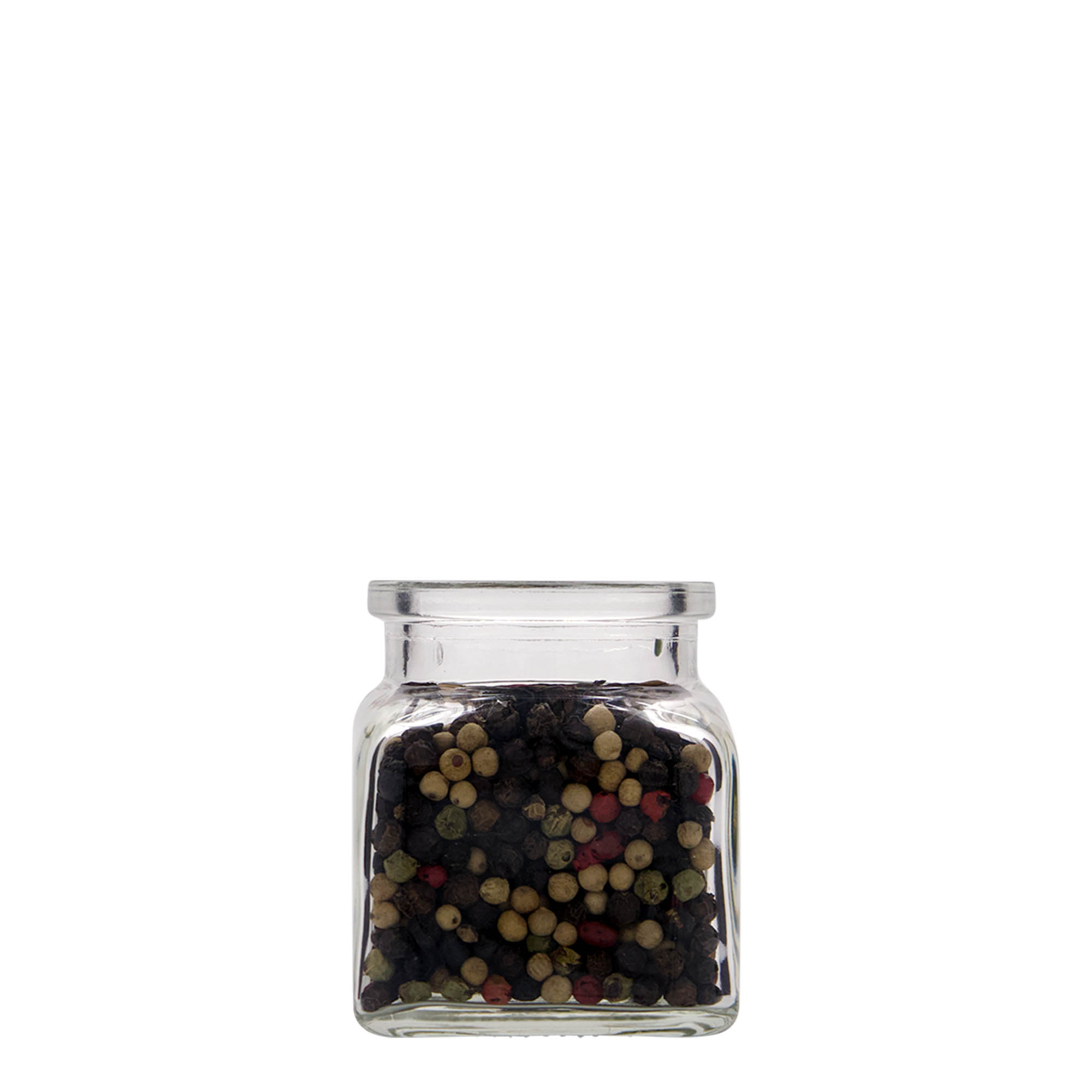 120 ml cork top jar, square, closure: cork