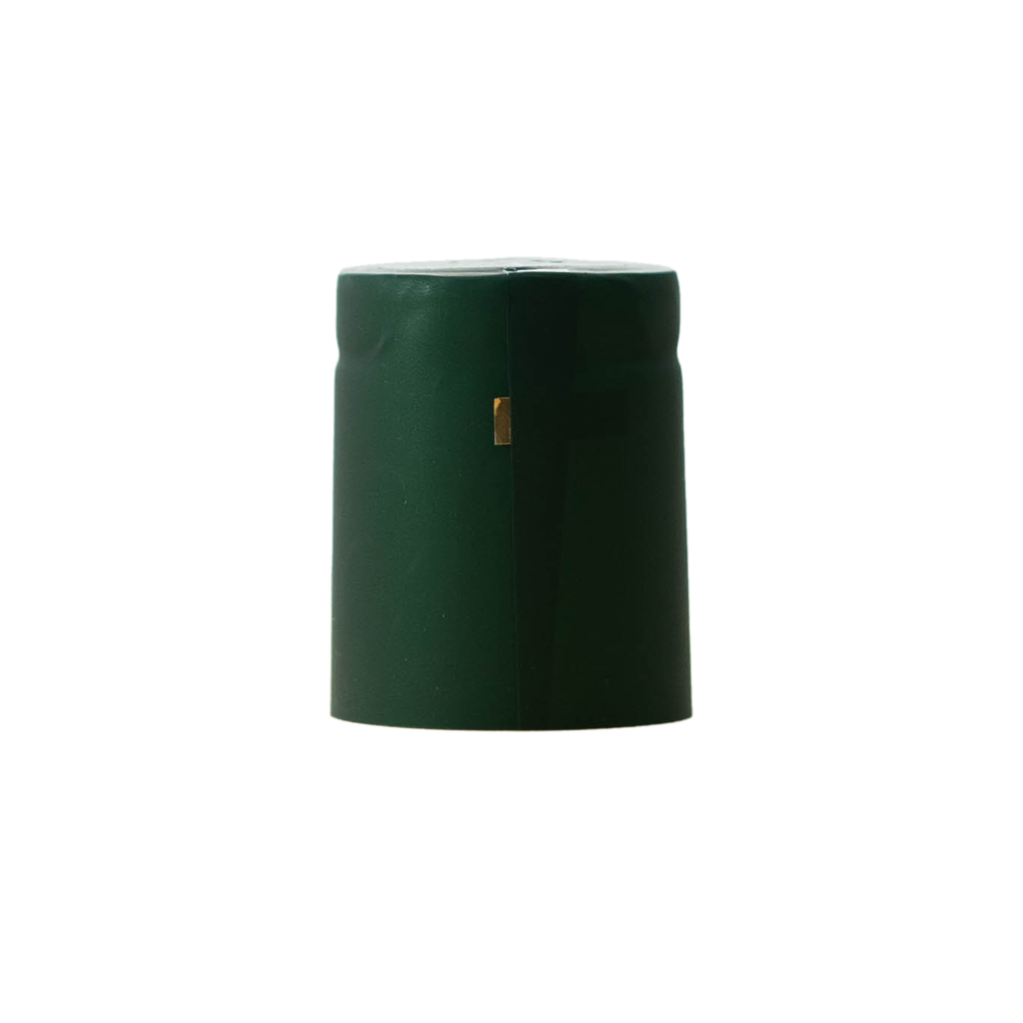 Heat shrink capsule 32x41, PVC plastic, dark green