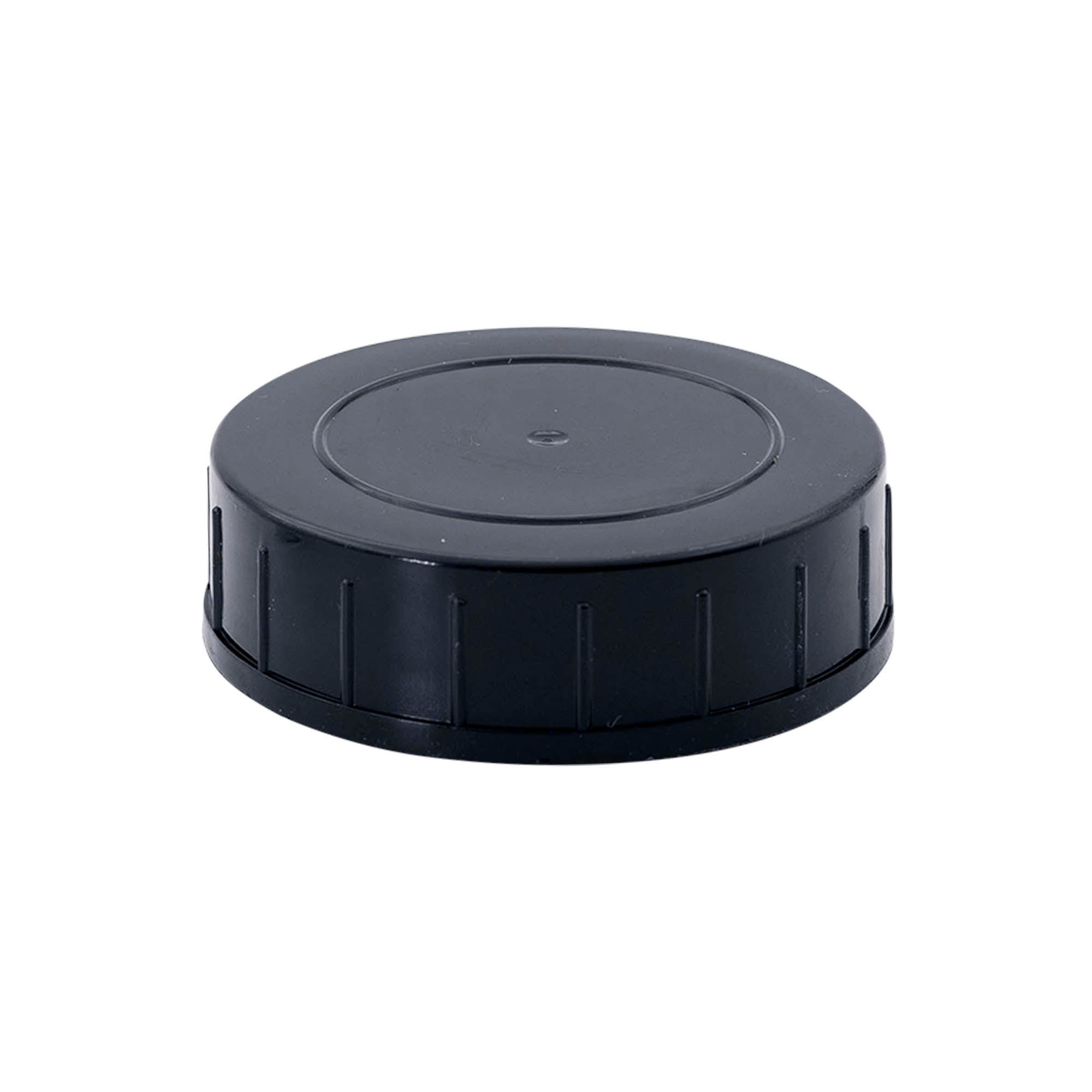 Screw cap, PP plastic, black, for opening: DIN 55