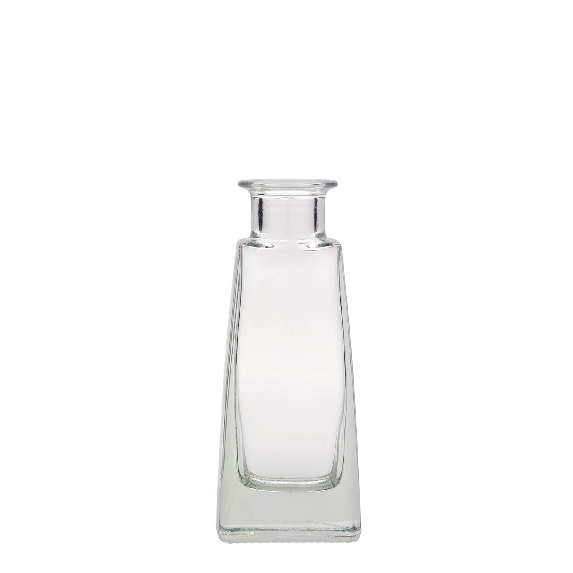 100 ml glass bottle 'Timmy', rectangular, closure: cork