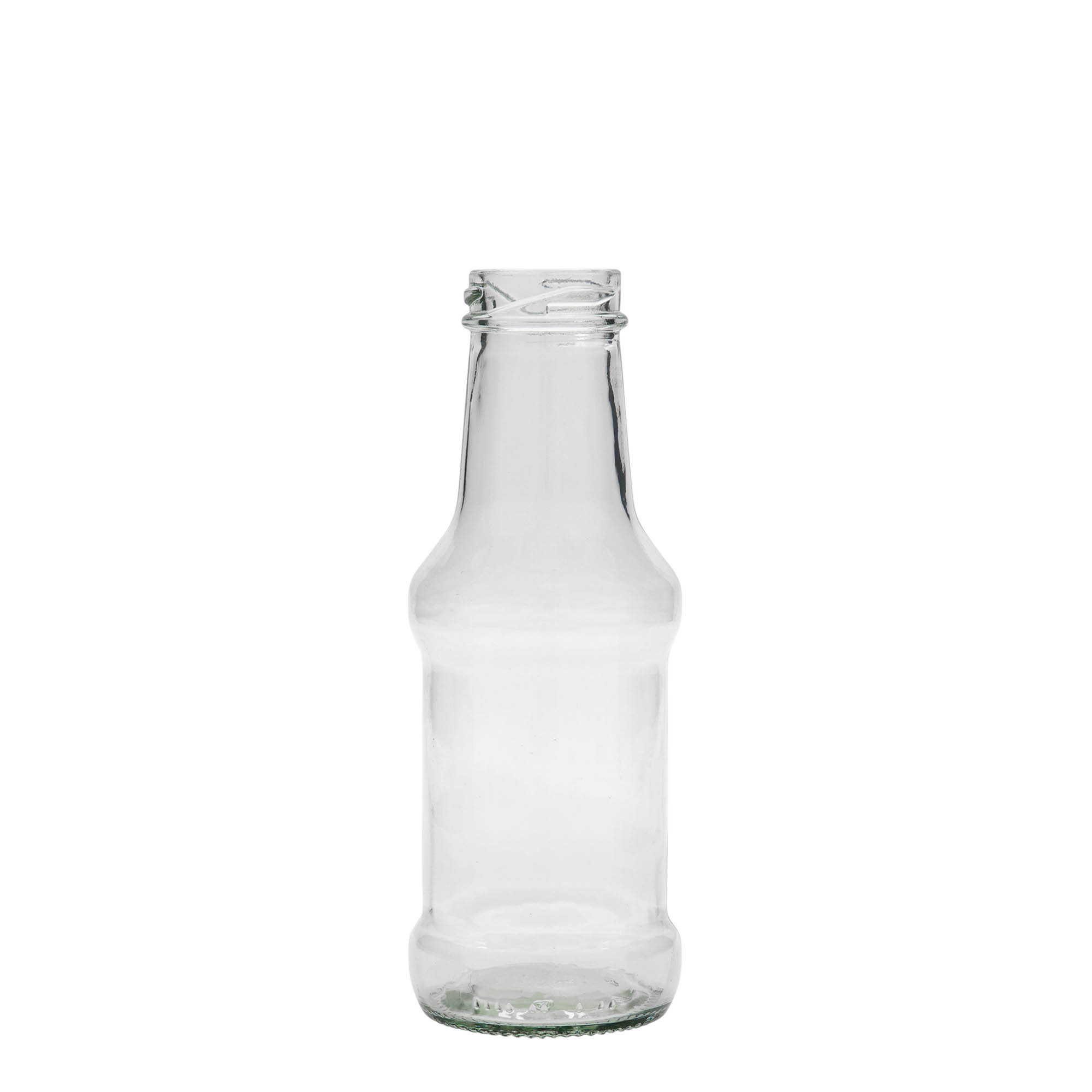 250 ml condiment bottle, glass, closure: twist off (TO 38)