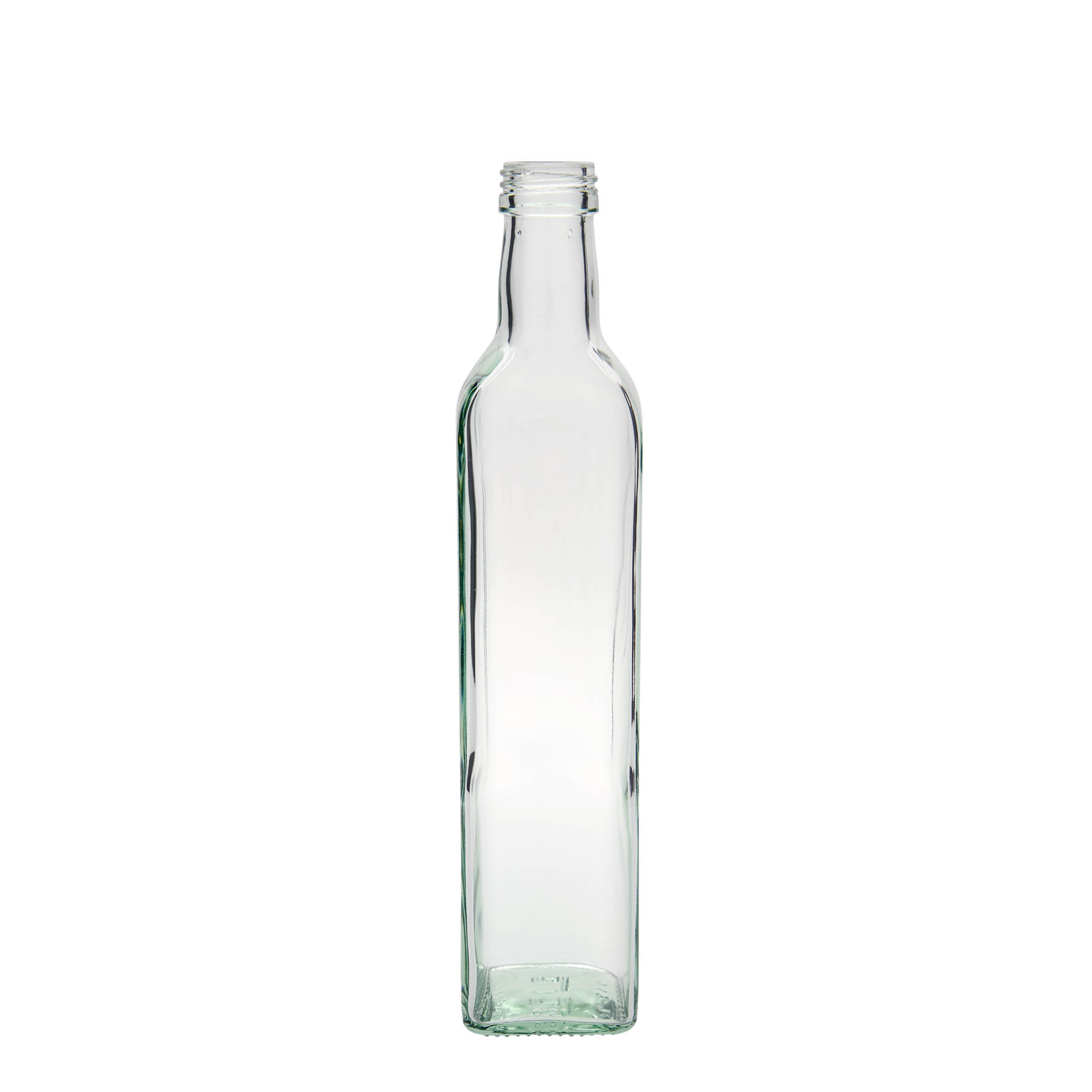 500 ml glass bottle 'Marasca', square, closure: PP 31.5