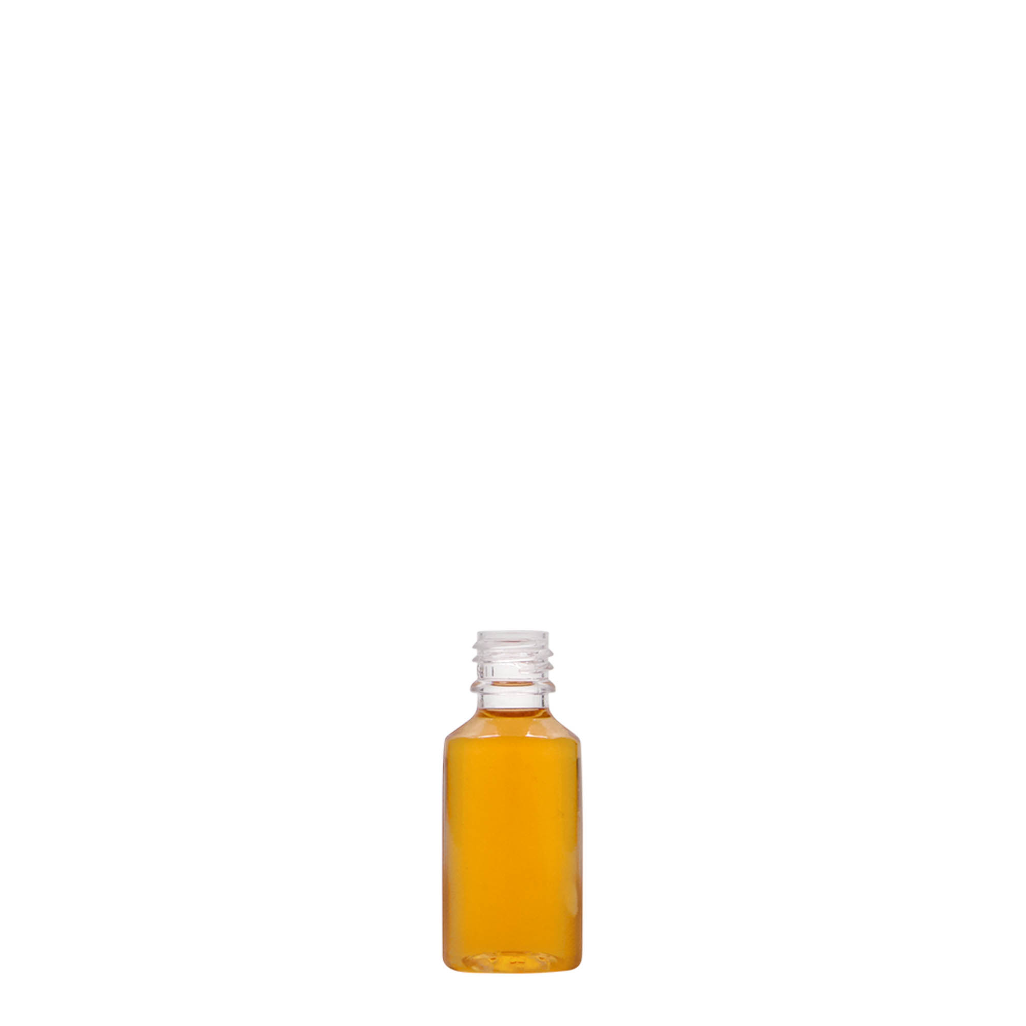 10 ml PET bottle 'E-Liquid' with quality seal and child safety lock, plastic, closure: screw cap