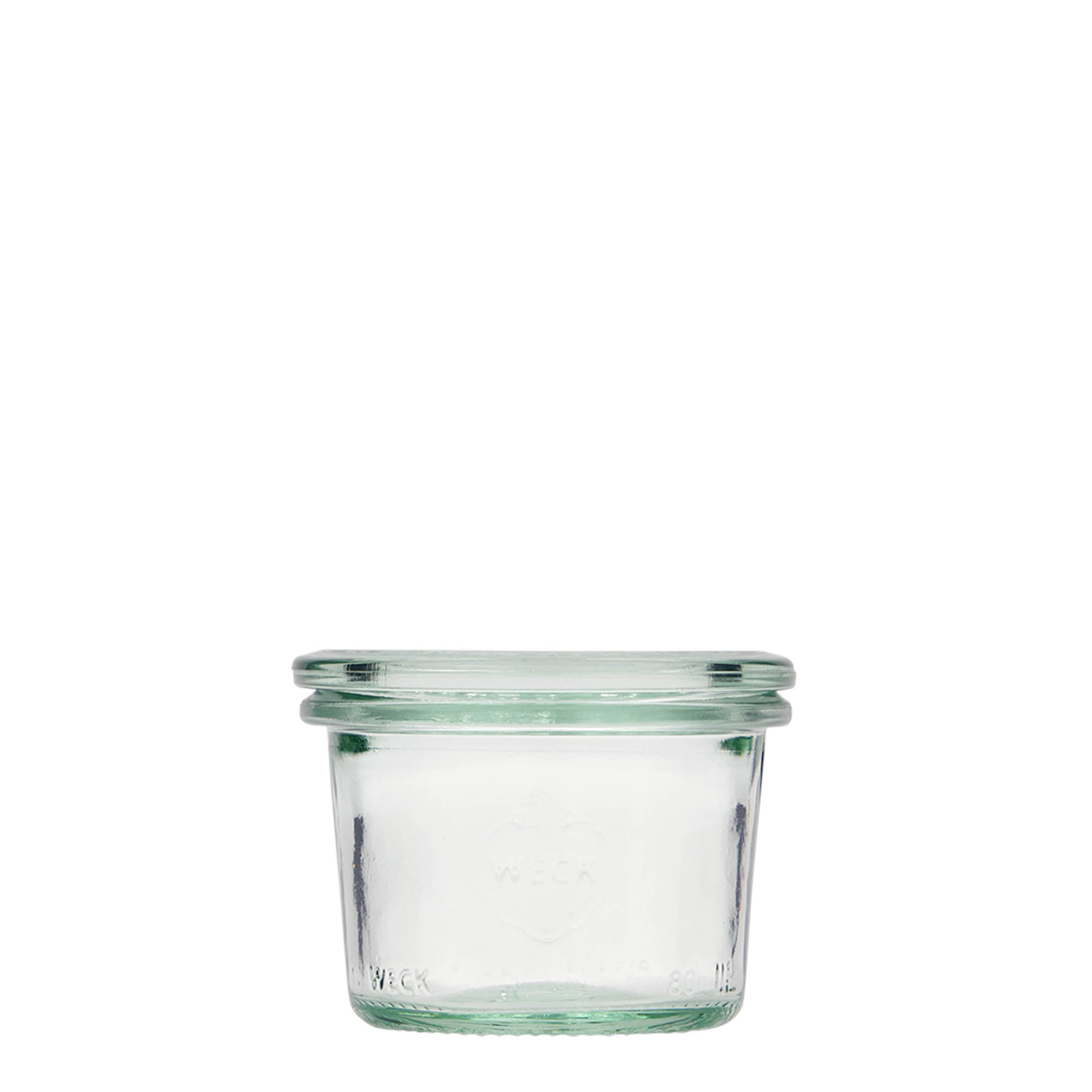 80 ml WECK cylindrical jar, closure: round rim