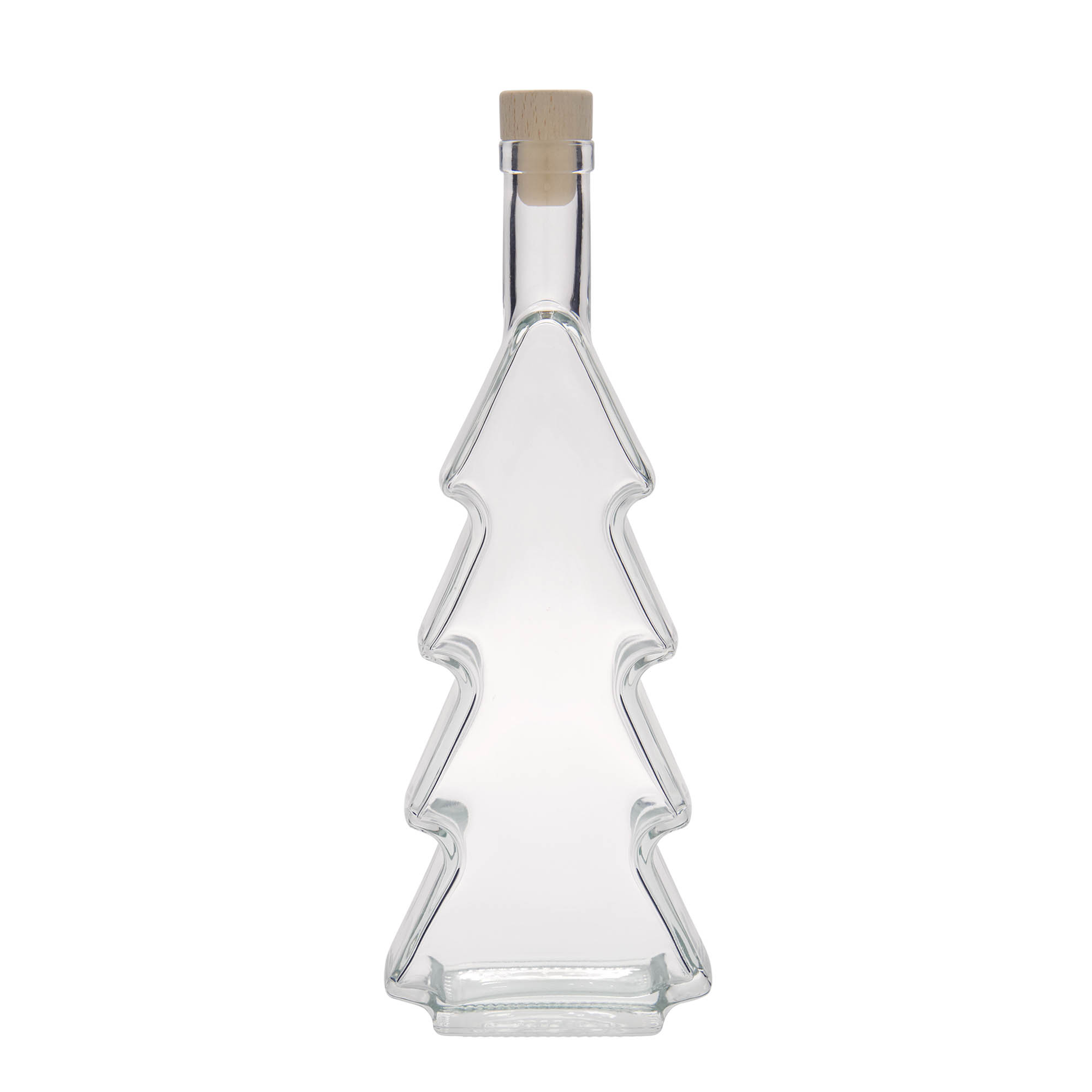 500 ml glass bottle 'Christmas Tree', closure: cork