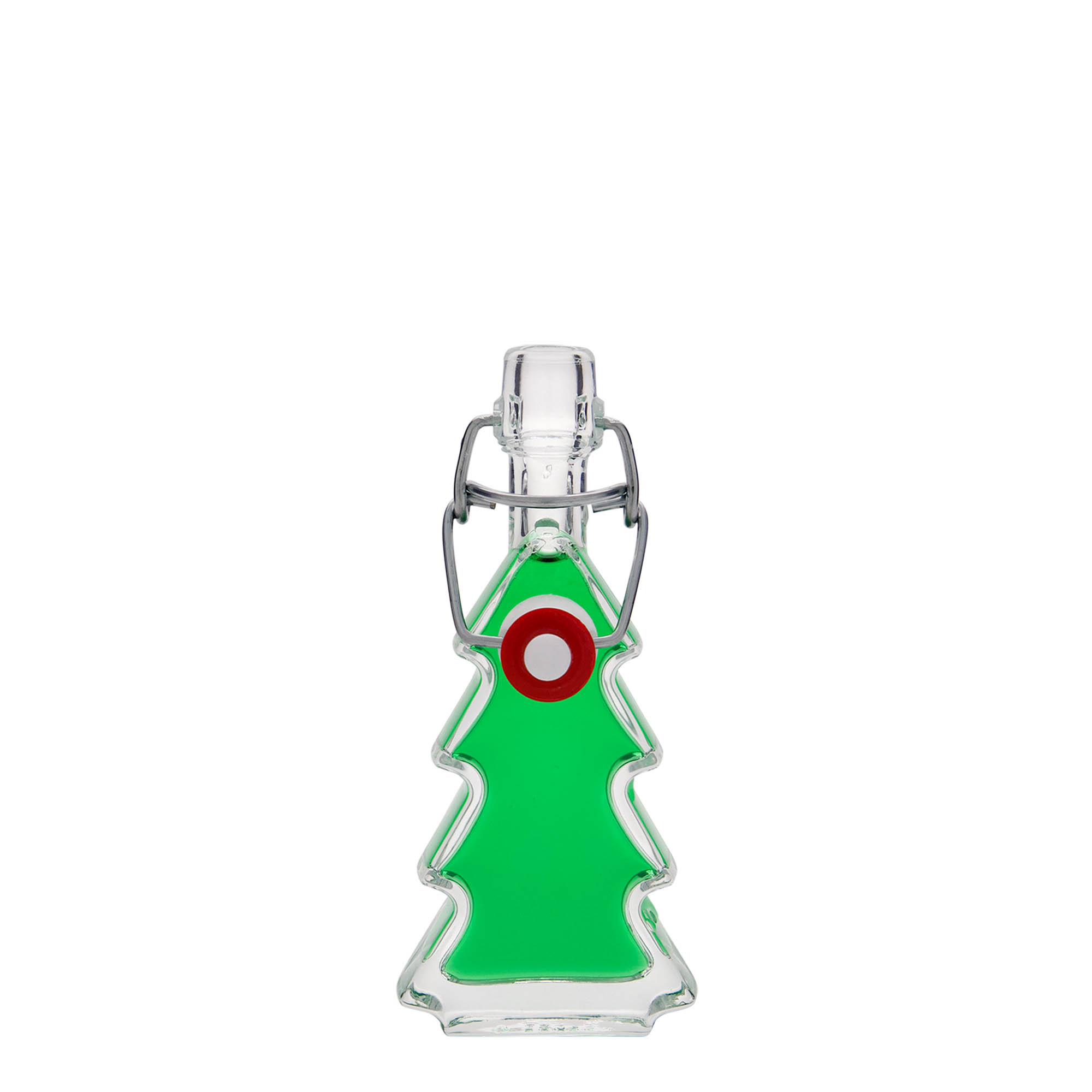 40 ml glass bottle 'Christmas Tree', closure: swing top