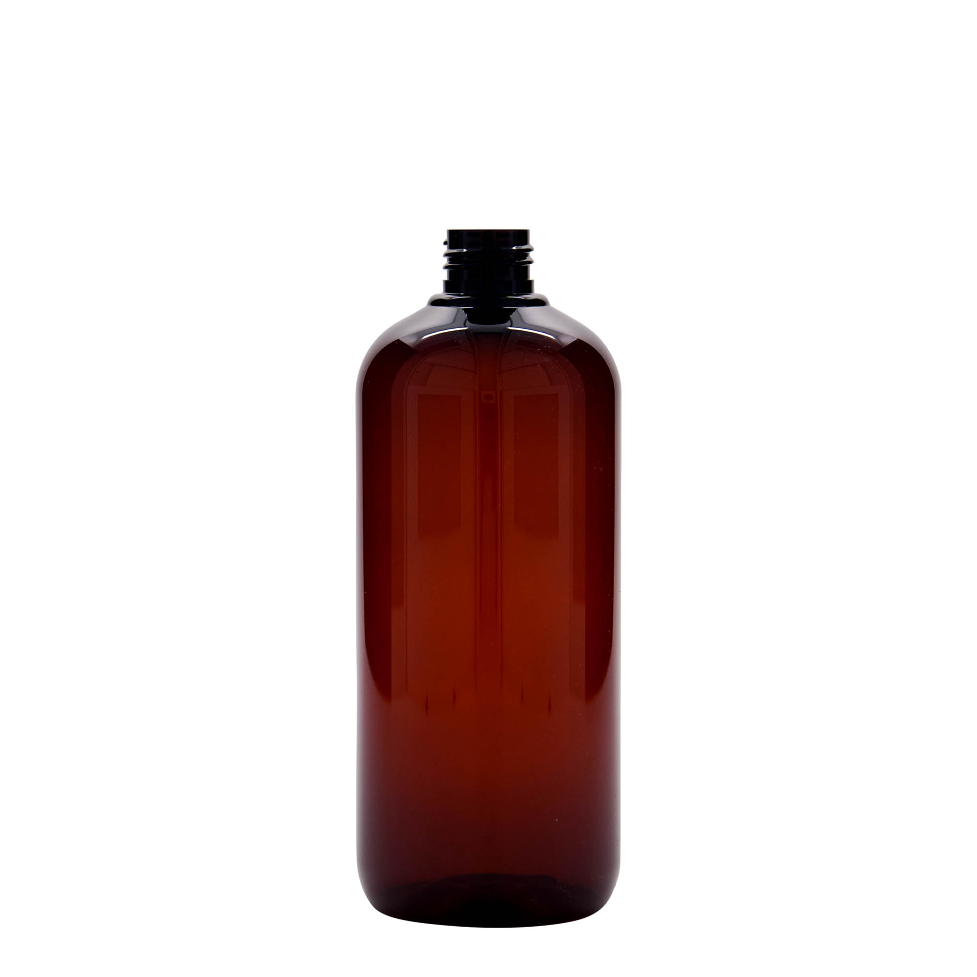 500 ml recycled plastic bottle 'Victor's Best', PCR, brown, closure: GPI 24/410