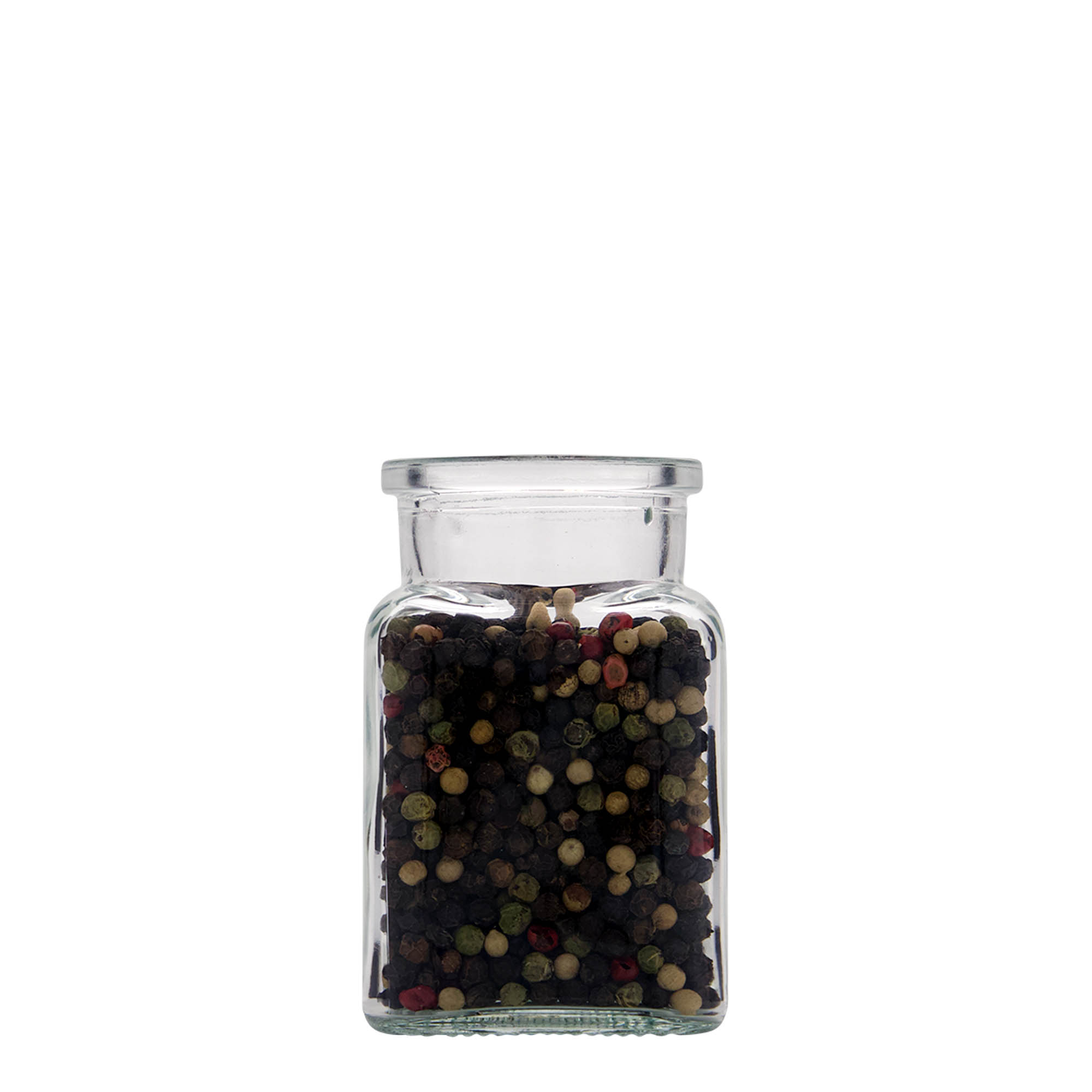 150 ml cork top jar, square, closure: cork