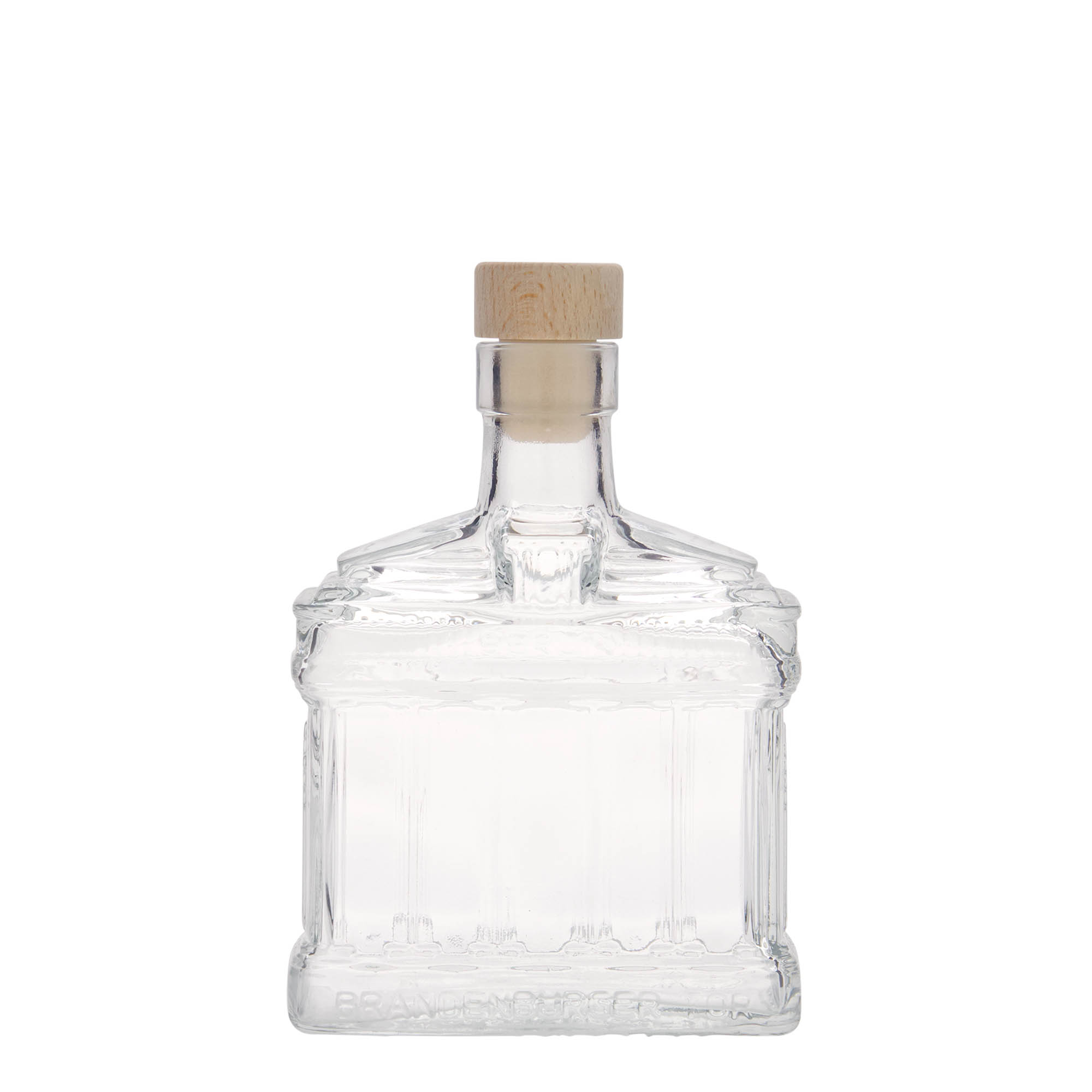 200 ml glass bottle 'Brandenburg Gate', closure: cork