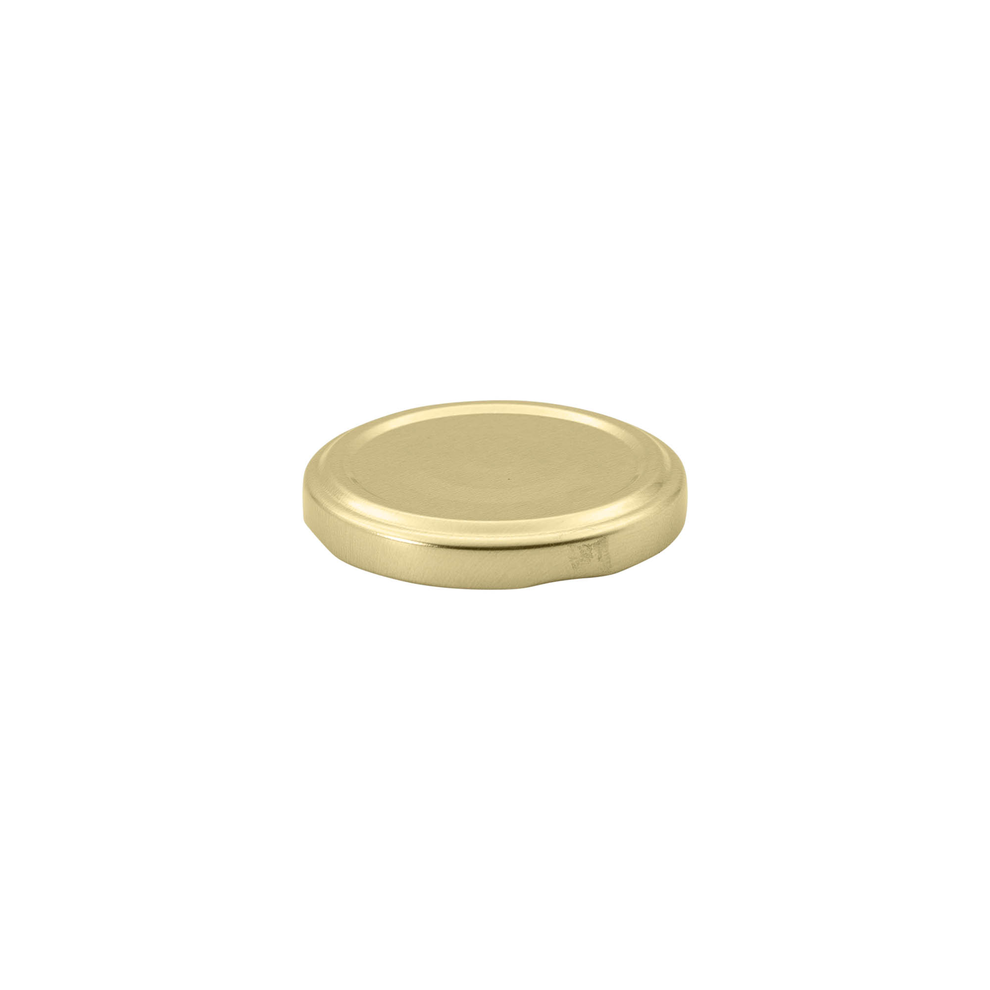 Twist off lid, tinplate, gold, for opening: TO 58