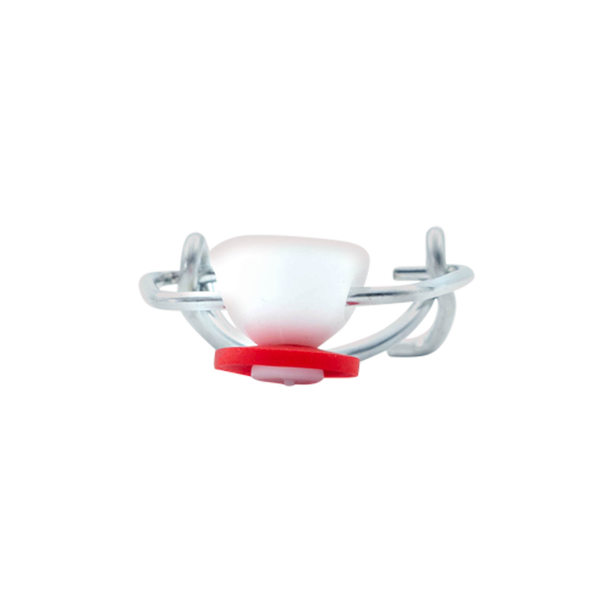 Mini swing top, plastic, red/white