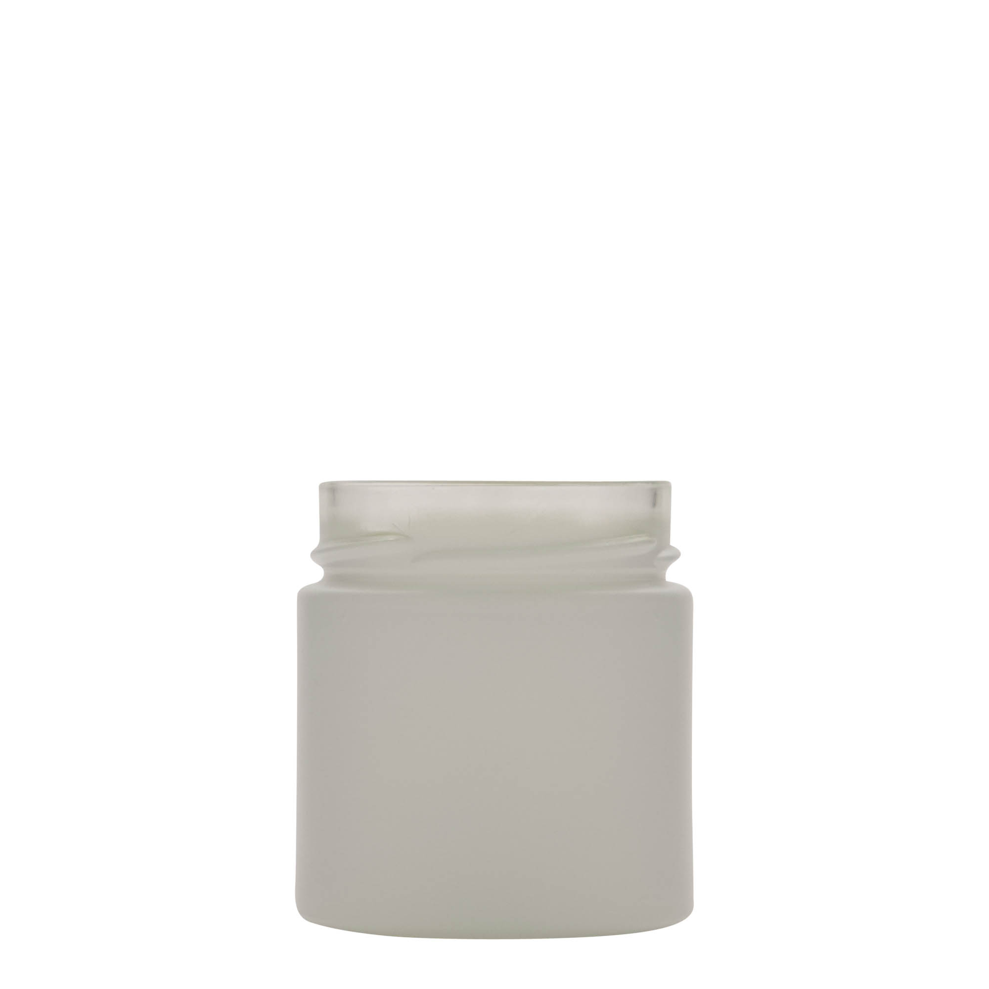 220 ml round jar 'Aurora', white, closure: deep twist off (DTO 66)