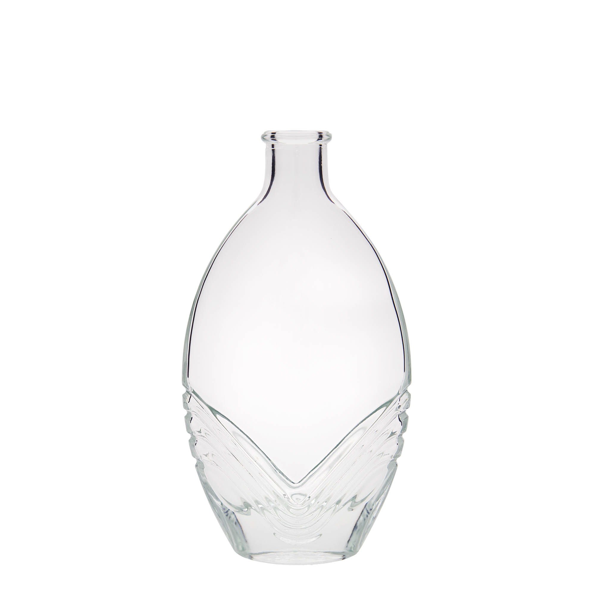 200 ml glass bottle 'Florence', oval, closure: cork