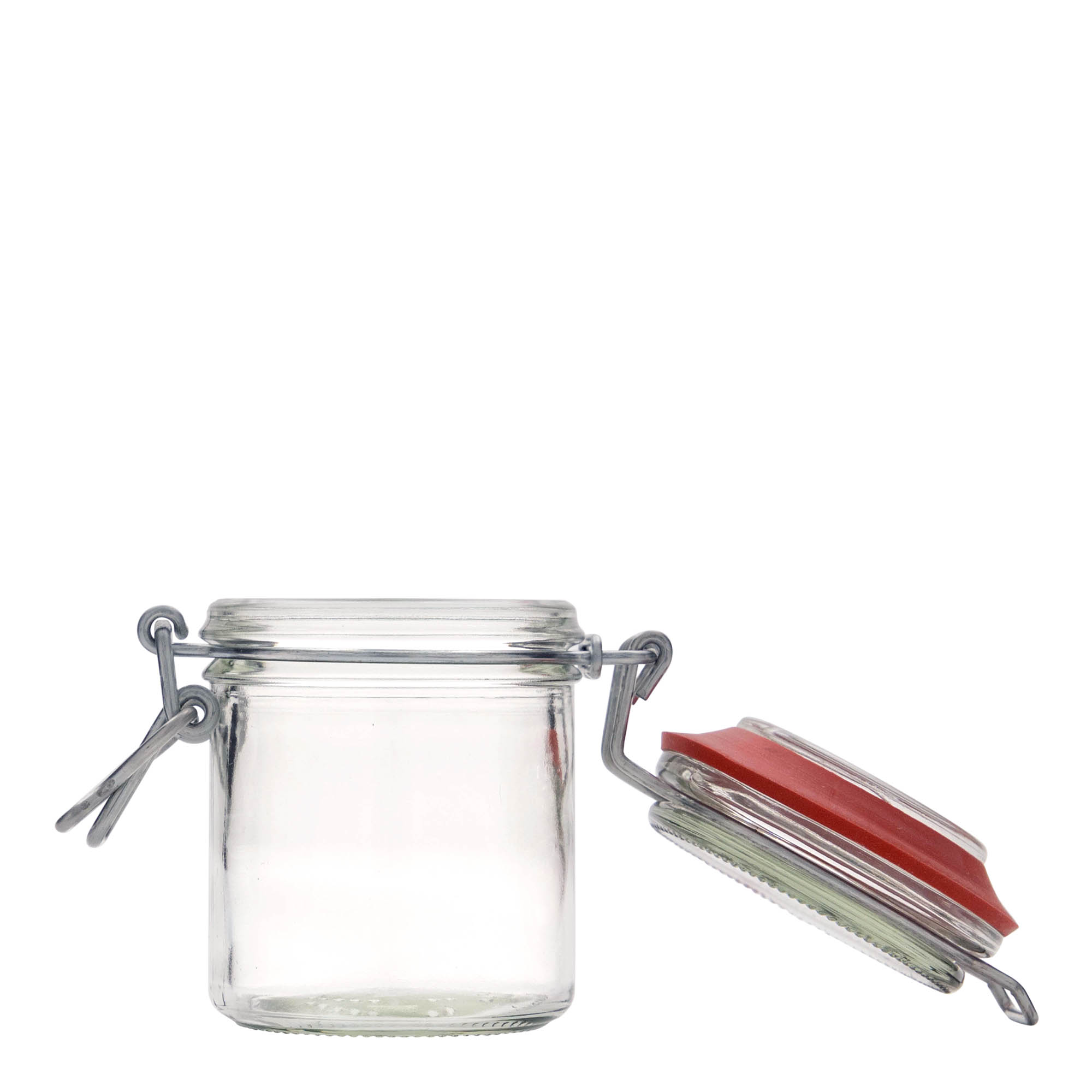 167 ml clip top jar, closure: clip top