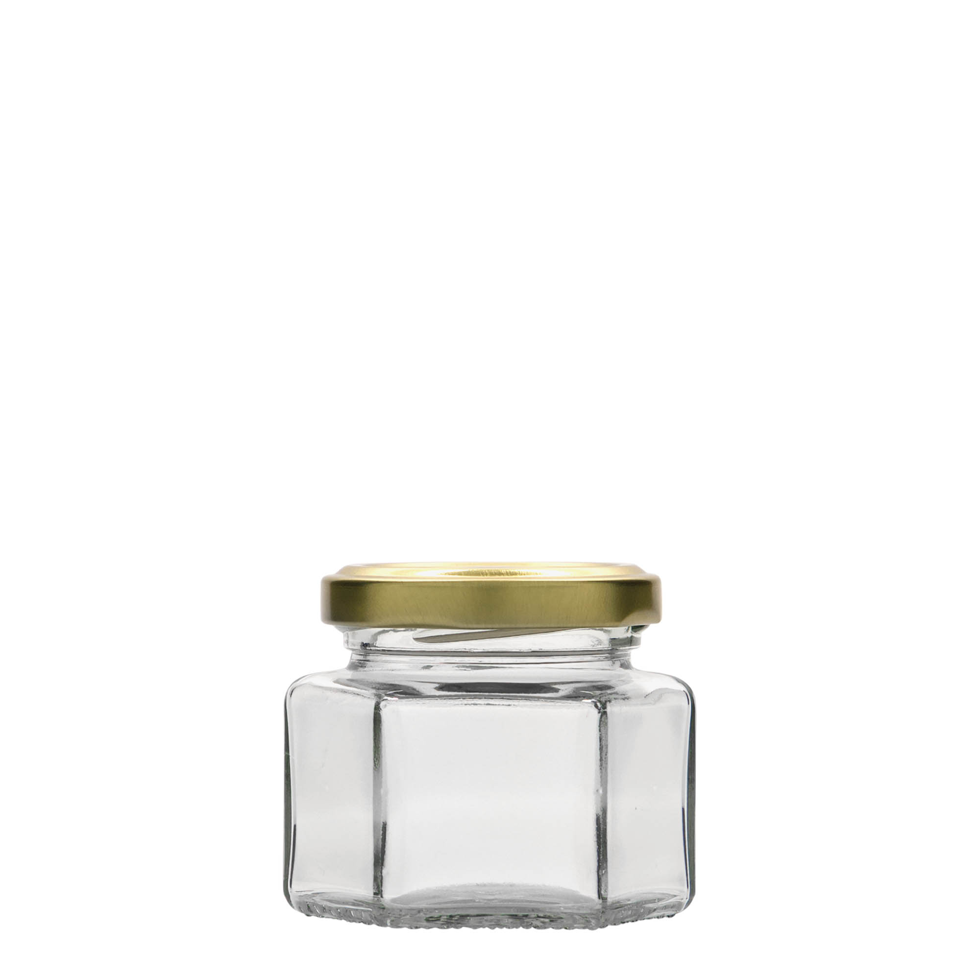 106 ml hexagonal jar, closure: twist off (TO 53)