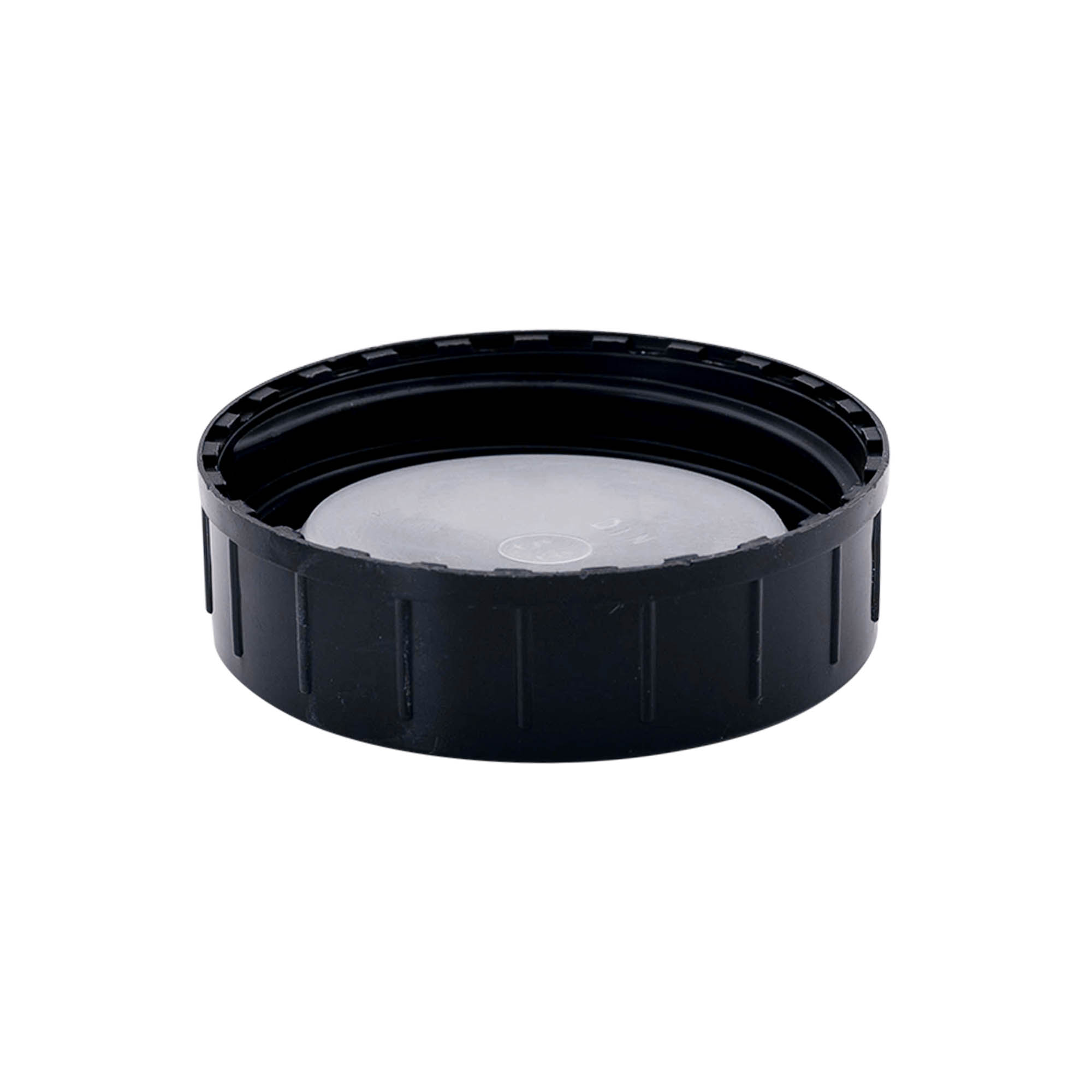 Screw cap, PP plastic, black, for opening: DIN 55