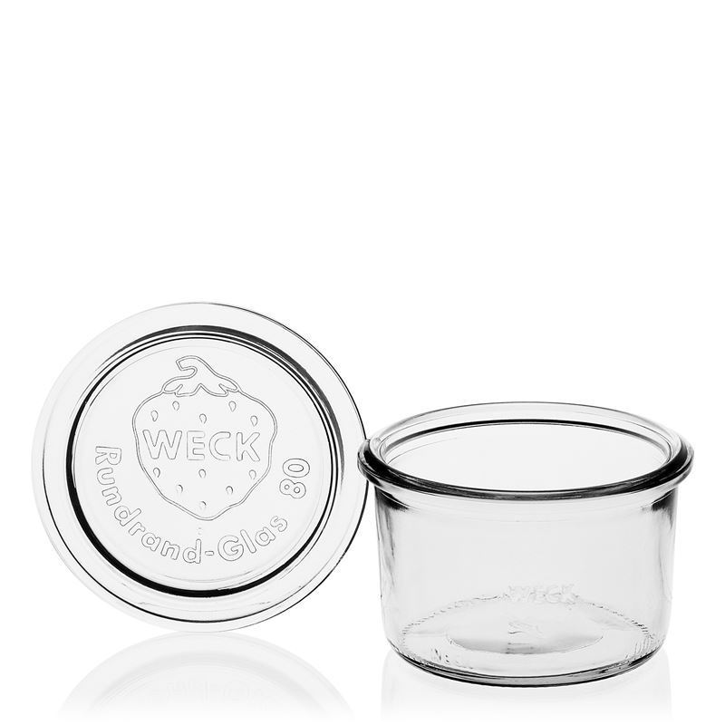 200 ml WECK cylindrical jar, closure: round rim