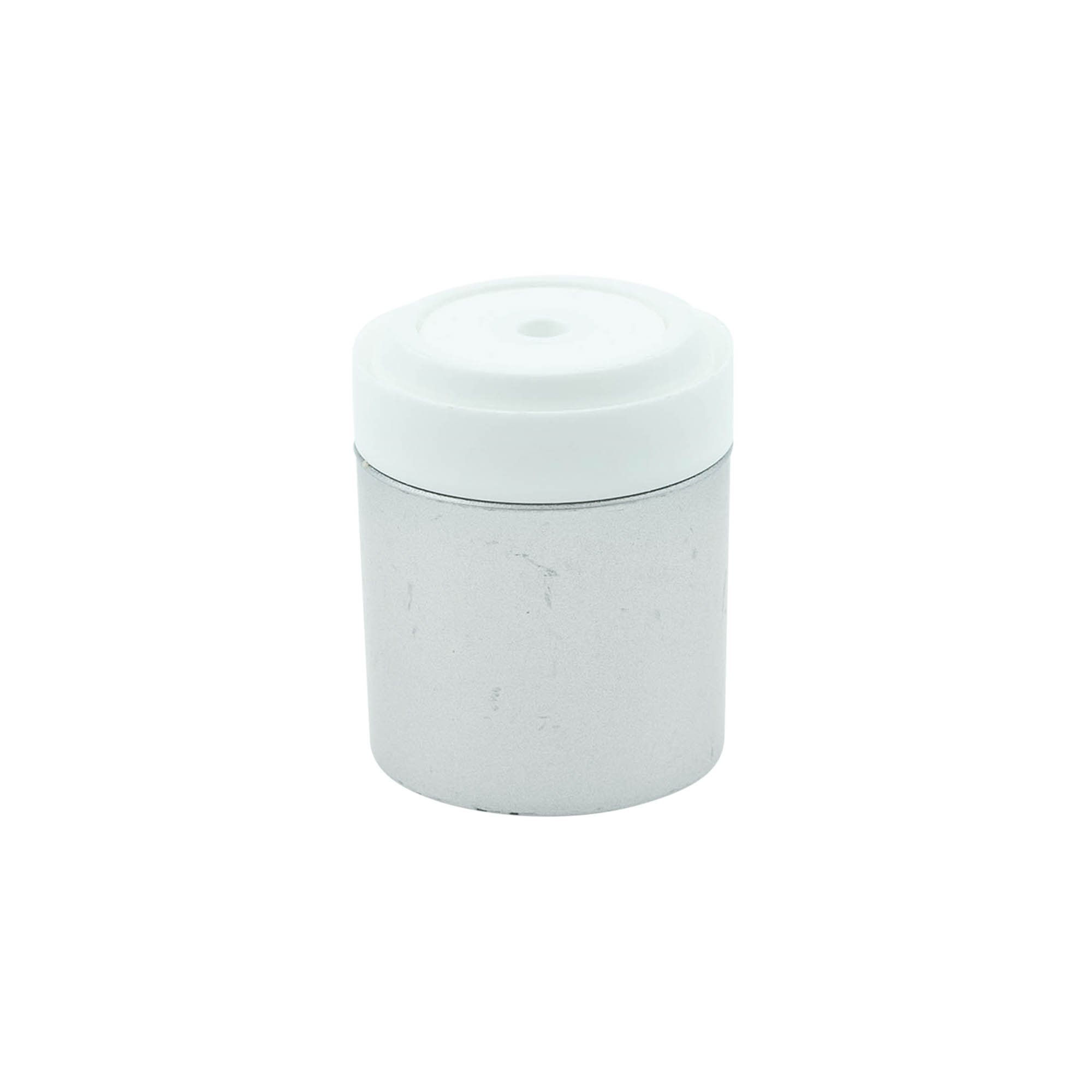 Airless dispenser pump head 'Micro', PP plastic, silver