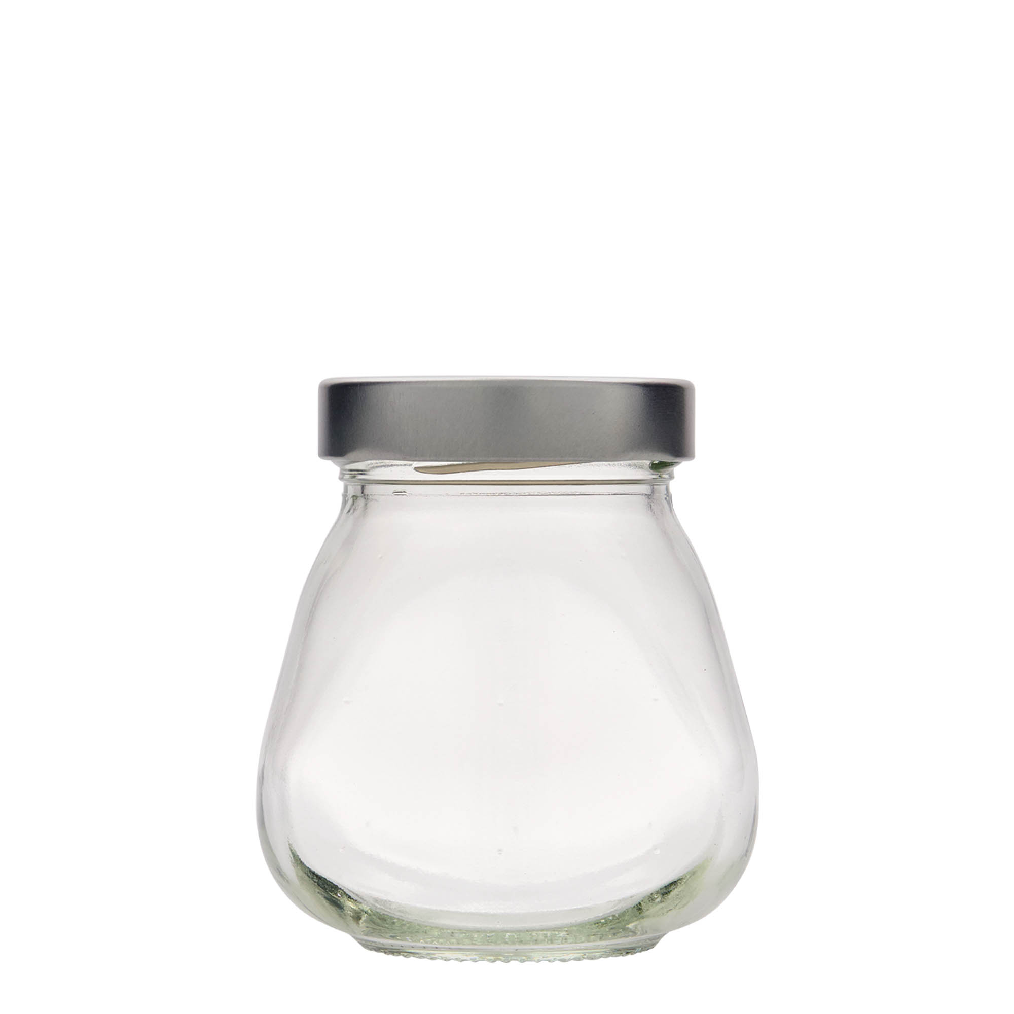 300 ml bulbous round jar, oval, closure: deep twist off (DTO 63)