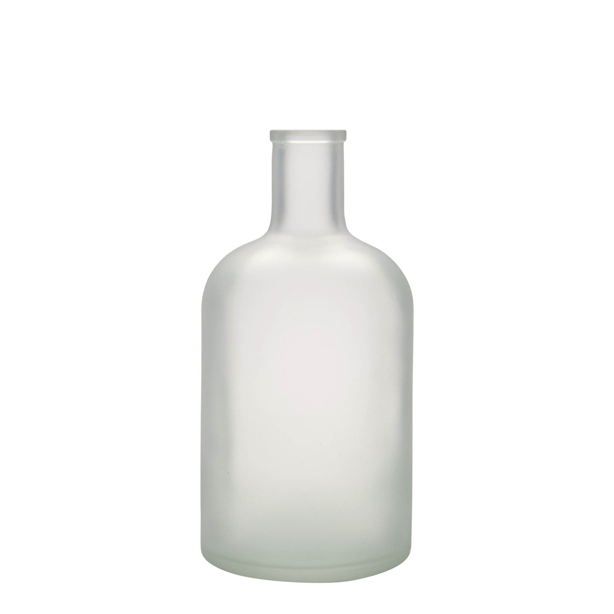 700 ml glass bottle 'Gerardino', frosted, closure: cork