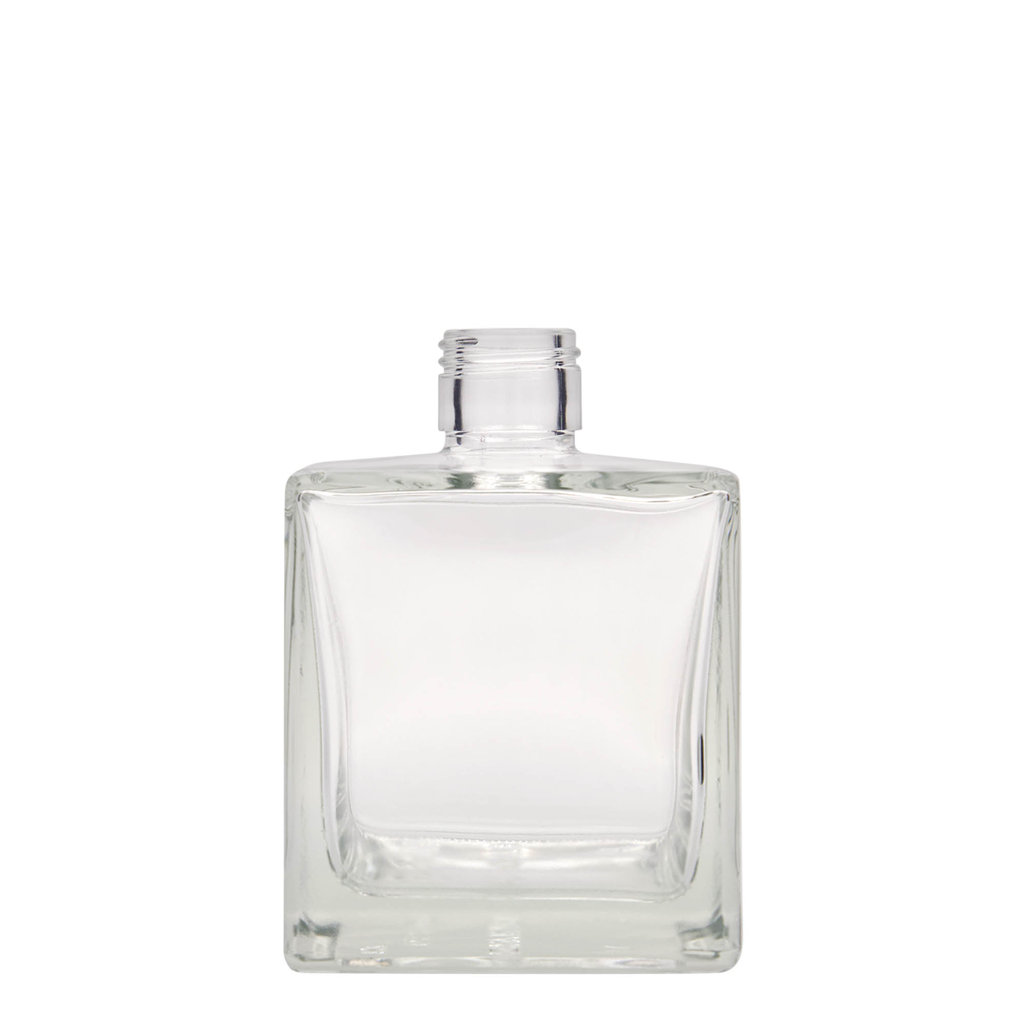 500 ml glass bottle 'Cube', square, closure: PP 31,5