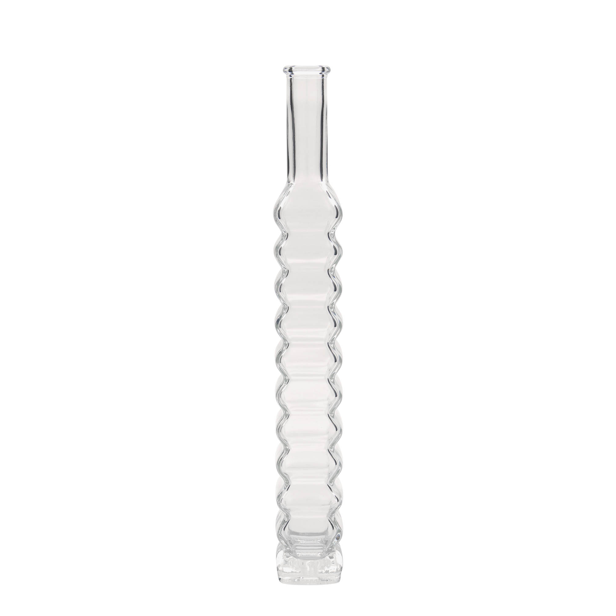 200 ml glass bottle 'Roma', square, closure: cork