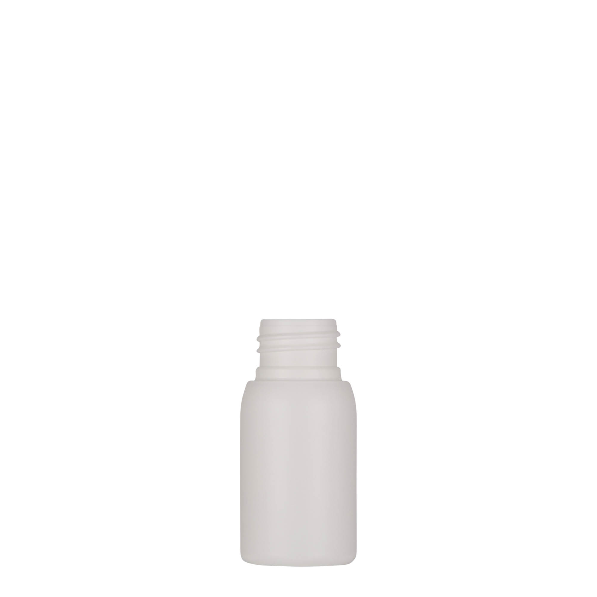 30 ml plastic bottle 'Tuffy', HDPE, white, closure: GPI 24/410