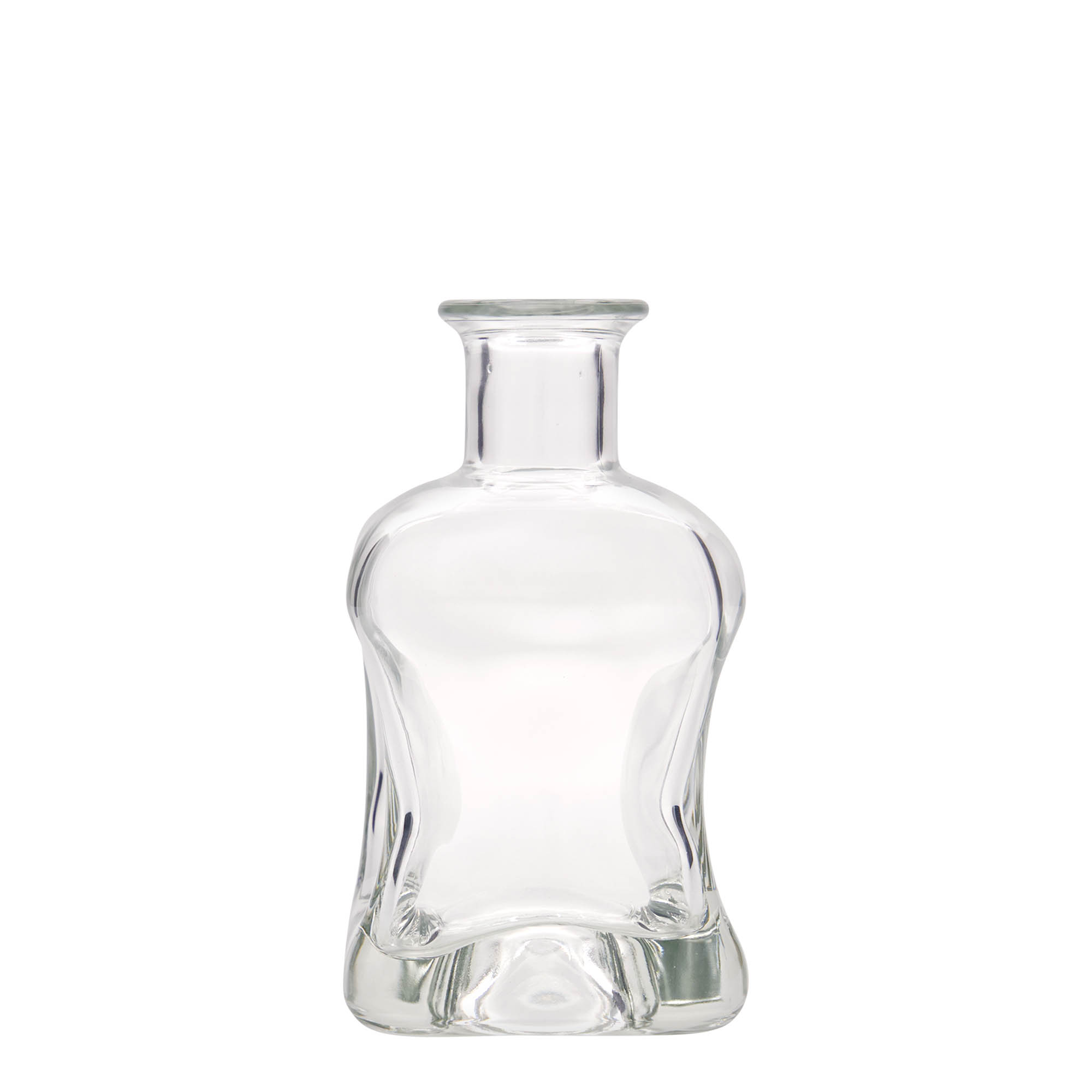 350 ml glass bottle 'Dublin', square, closure: cork