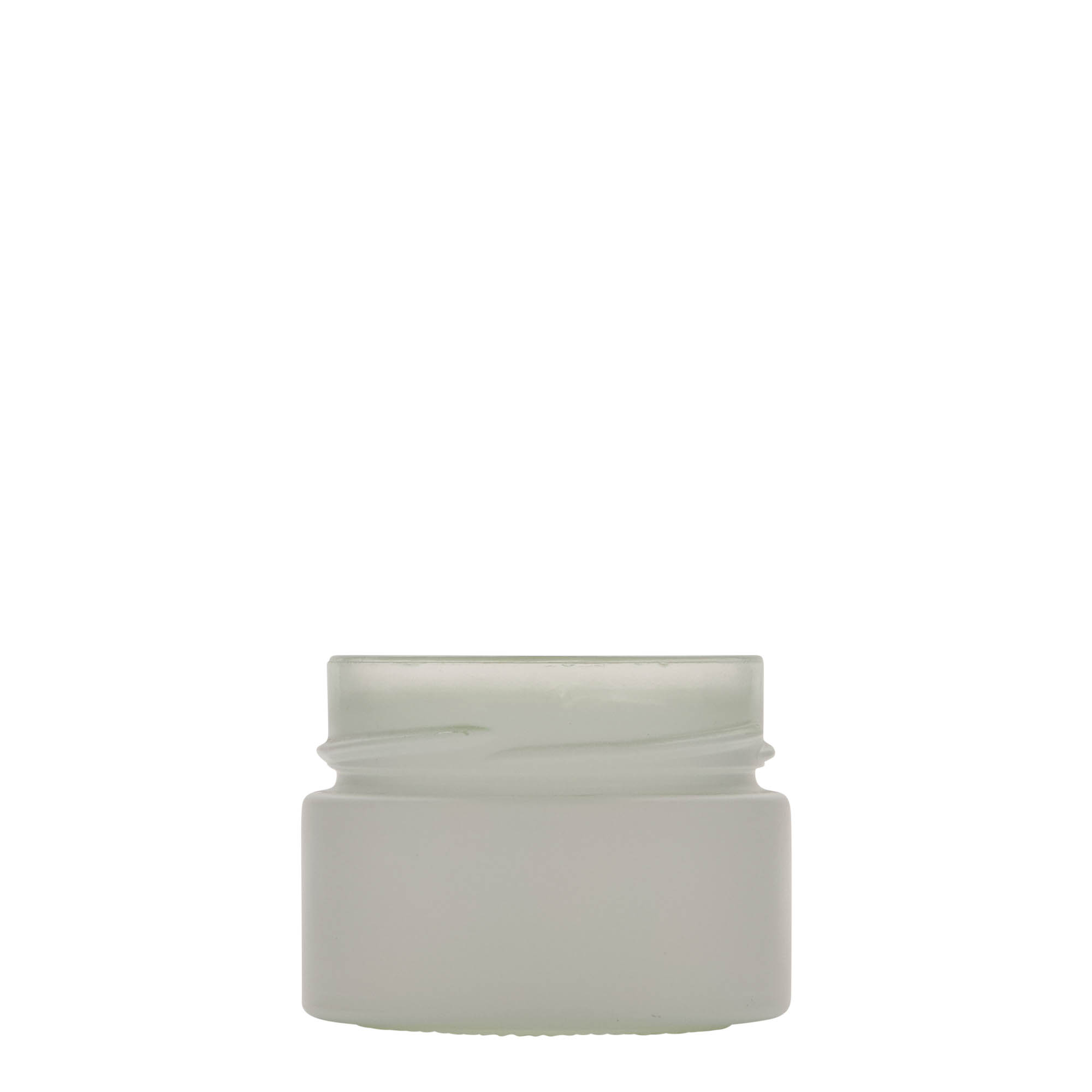 130 ml round jar 'Aurora', white, closure: deep twist off (DTO 66)