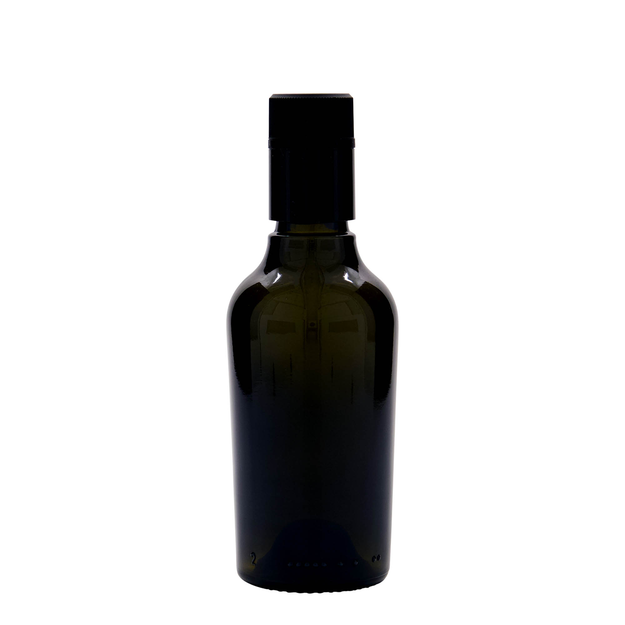 250 ml oil/vinegar bottle 'Oleum', glass, antique green, closure: DOP