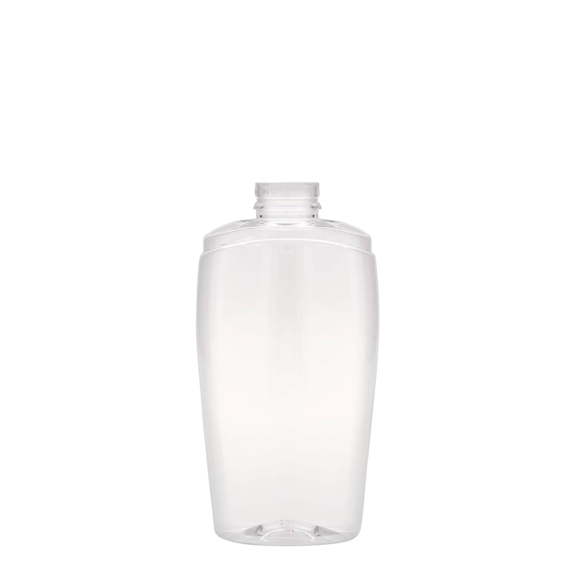 200 ml PET bottle 'Squeeze', oval, plastic