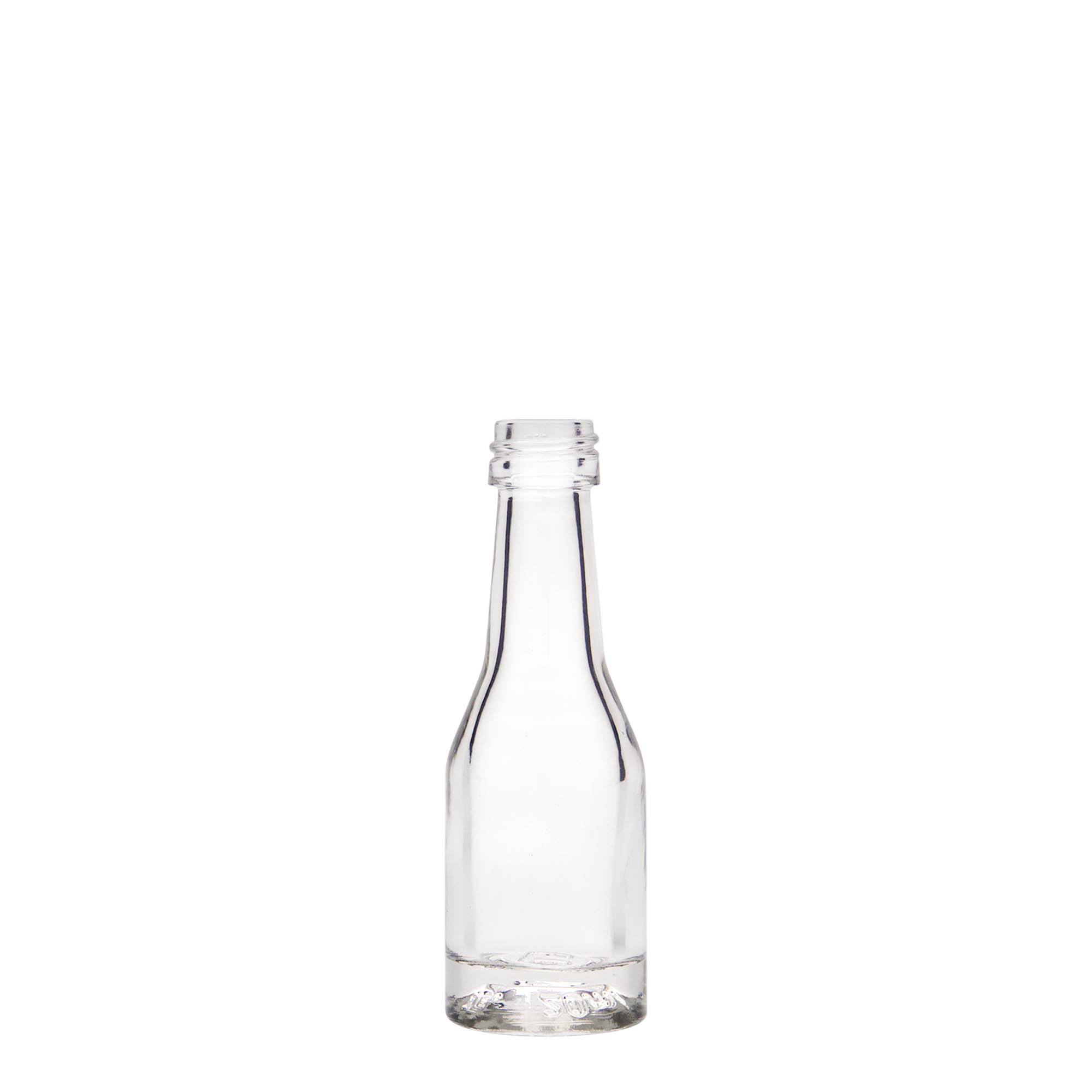 20 ml glass bottle 'Weinschlegel', closure: PP 18