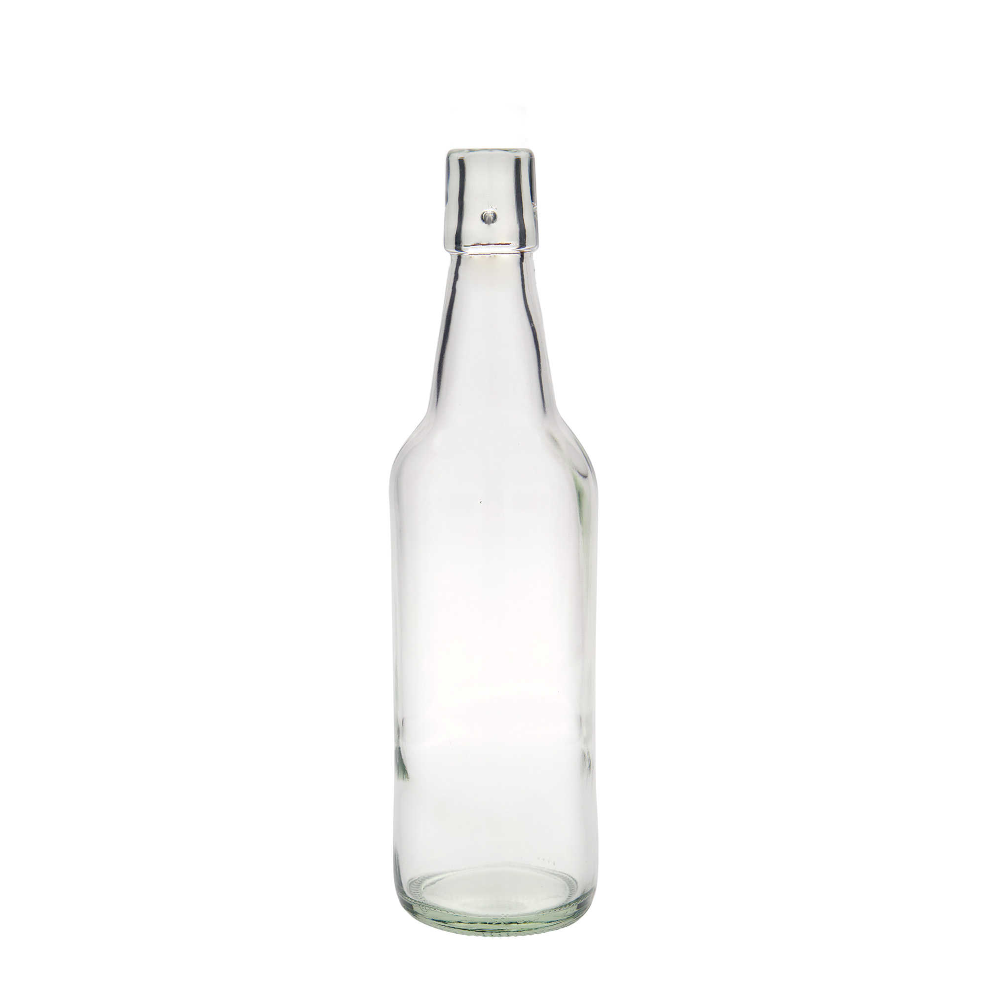 500 ml beer bottle, glass, closure: swing top