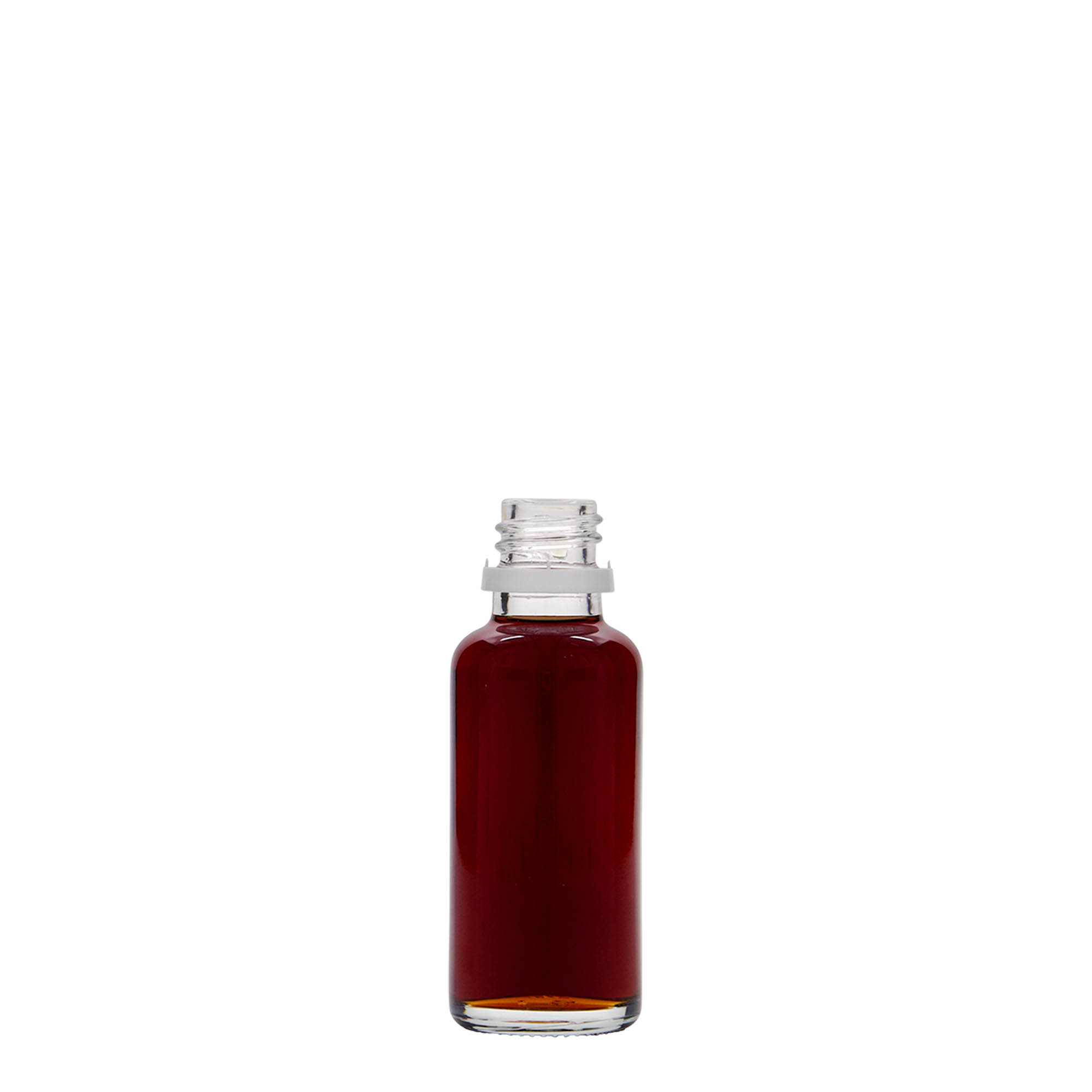 30 ml medicine bottle, glass, closure: DIN 18