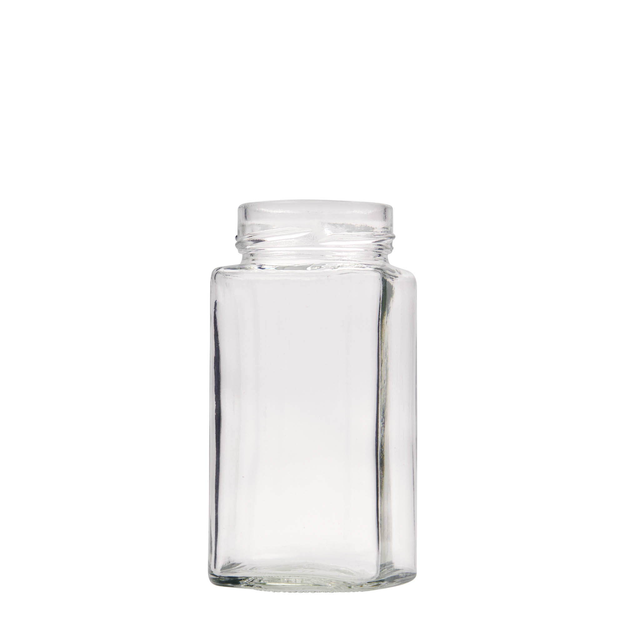 314 ml square jar 'Funny', closure: deep twist off (DTO 58)