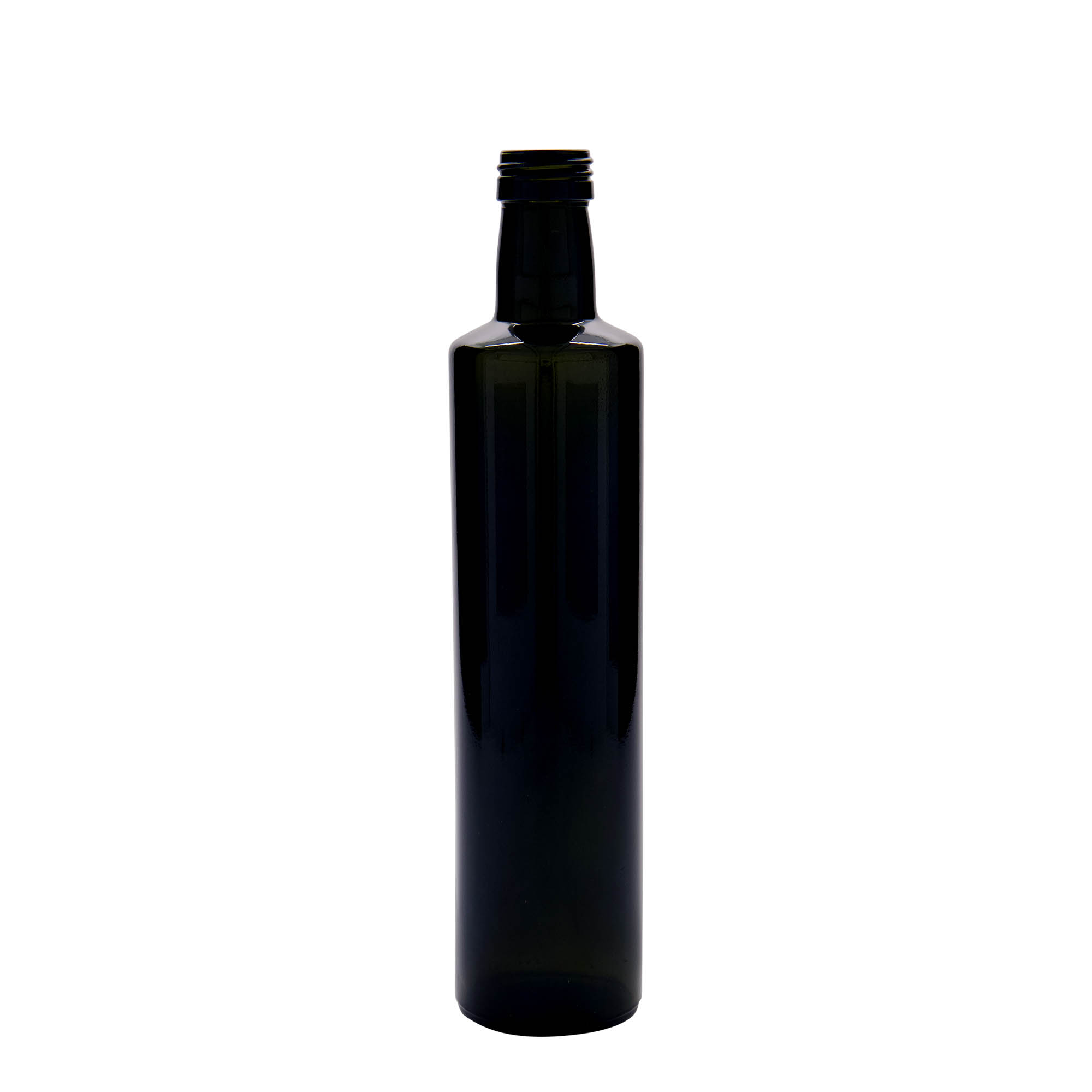 500 ml glass bottle 'Dorica', antique green, closure: PP 31.5