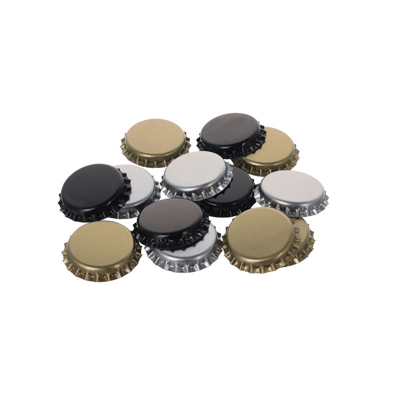 26 mm crown cap, metal, black