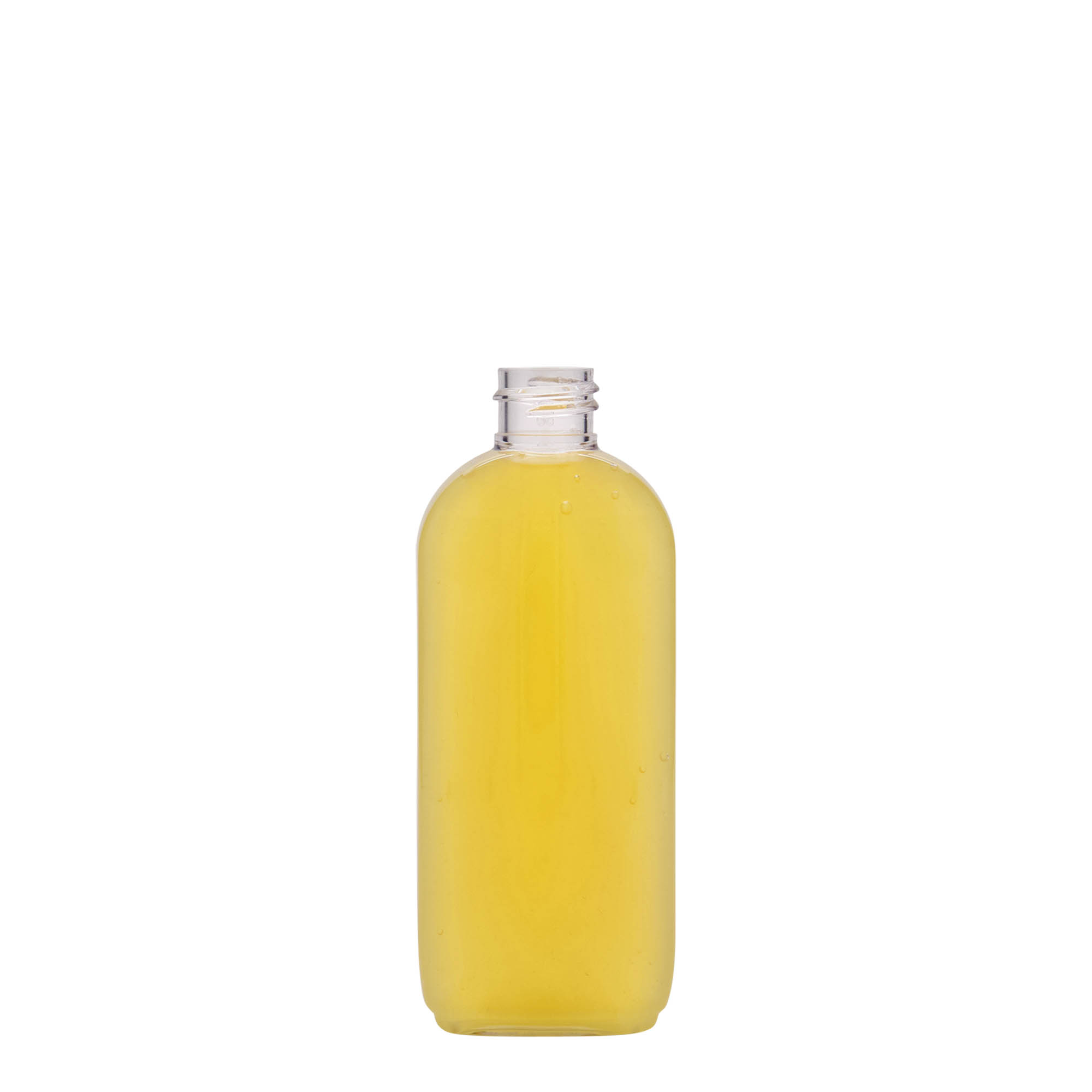 100 ml PET bottle 'Iris', oval, plastic, closure: GPI 20/410