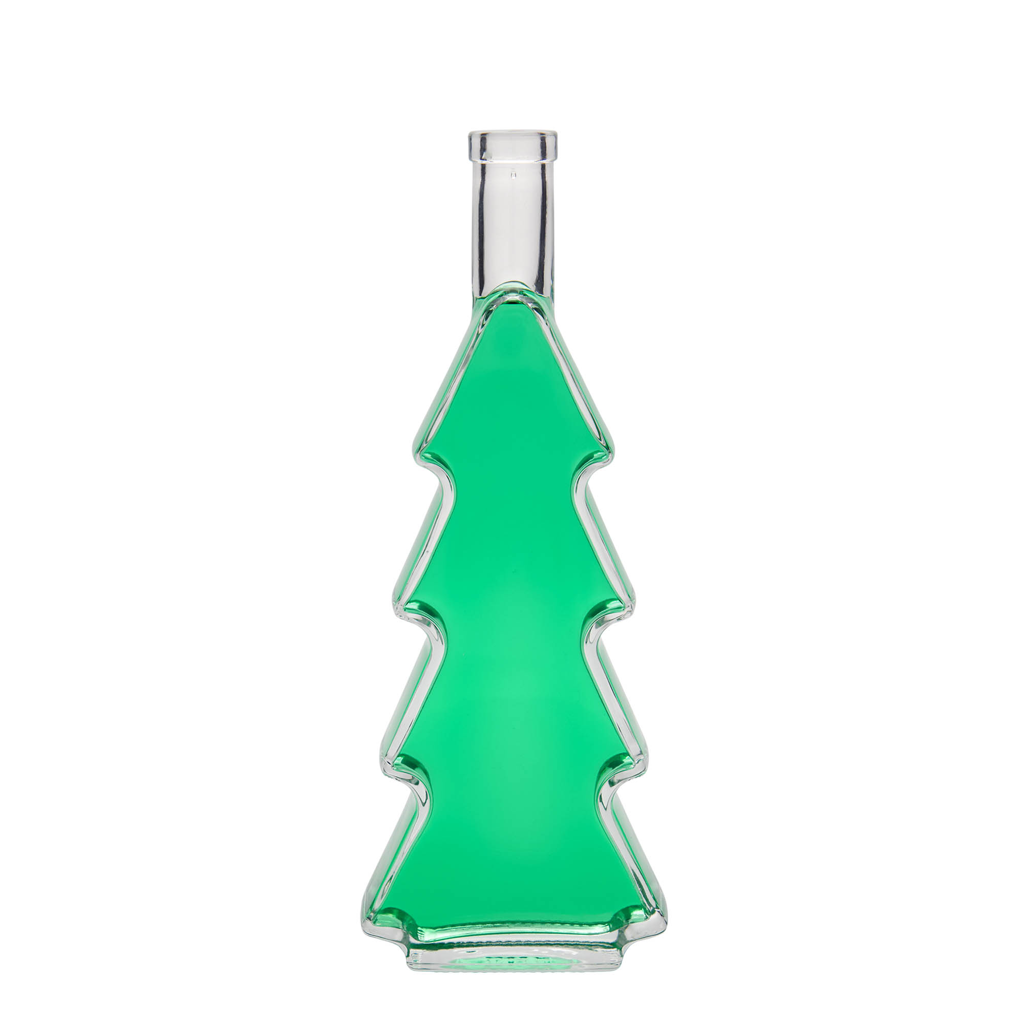 500 ml glass bottle 'Christmas Tree', closure: cork