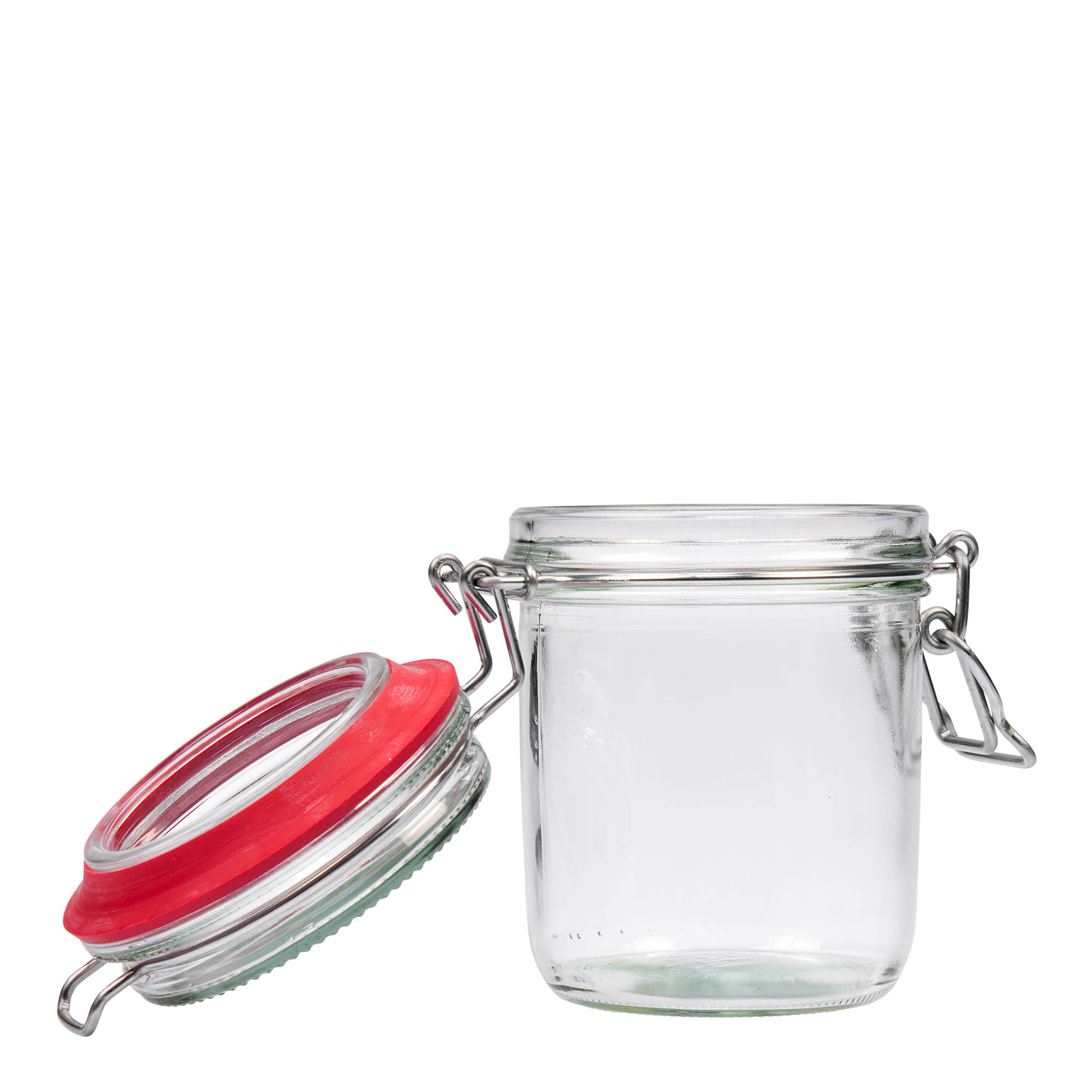 370 ml clip top jar, closure: clip top