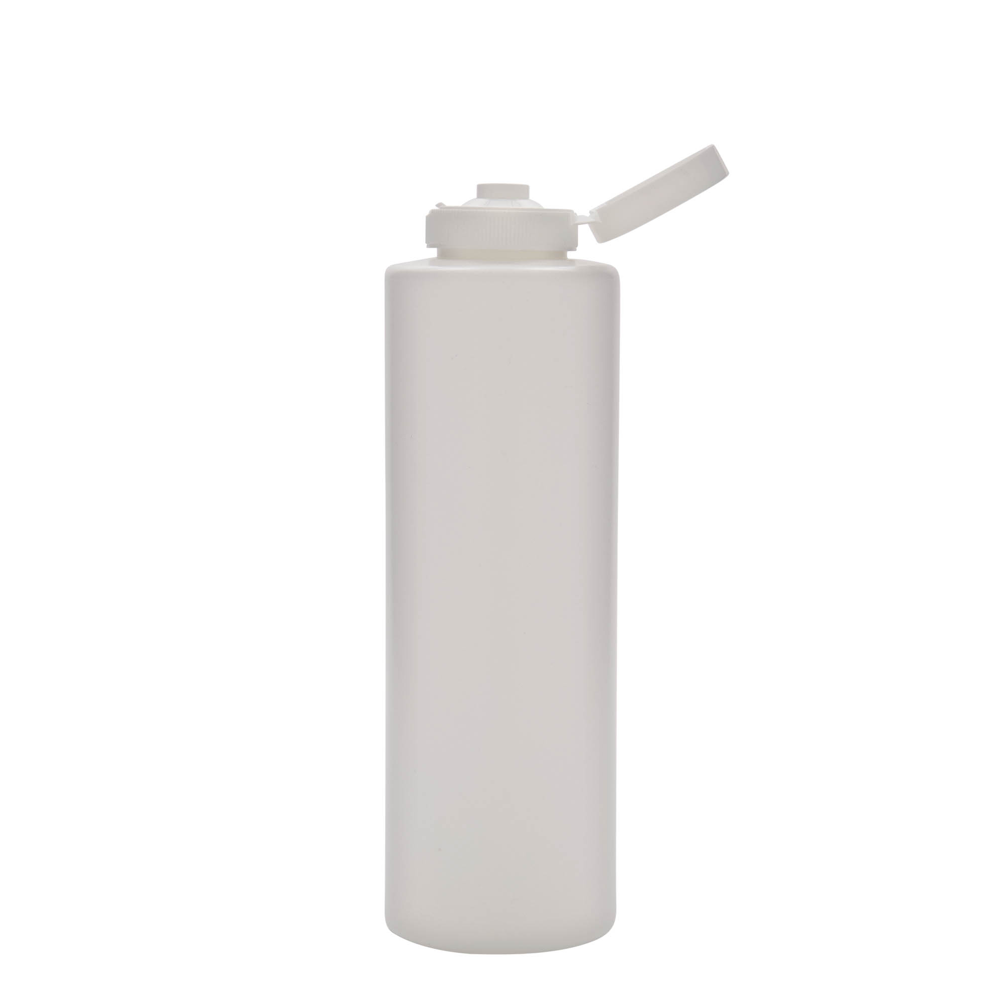 500 ml condiment bottle, LDPE plastic, white, closure: GPI 38/400