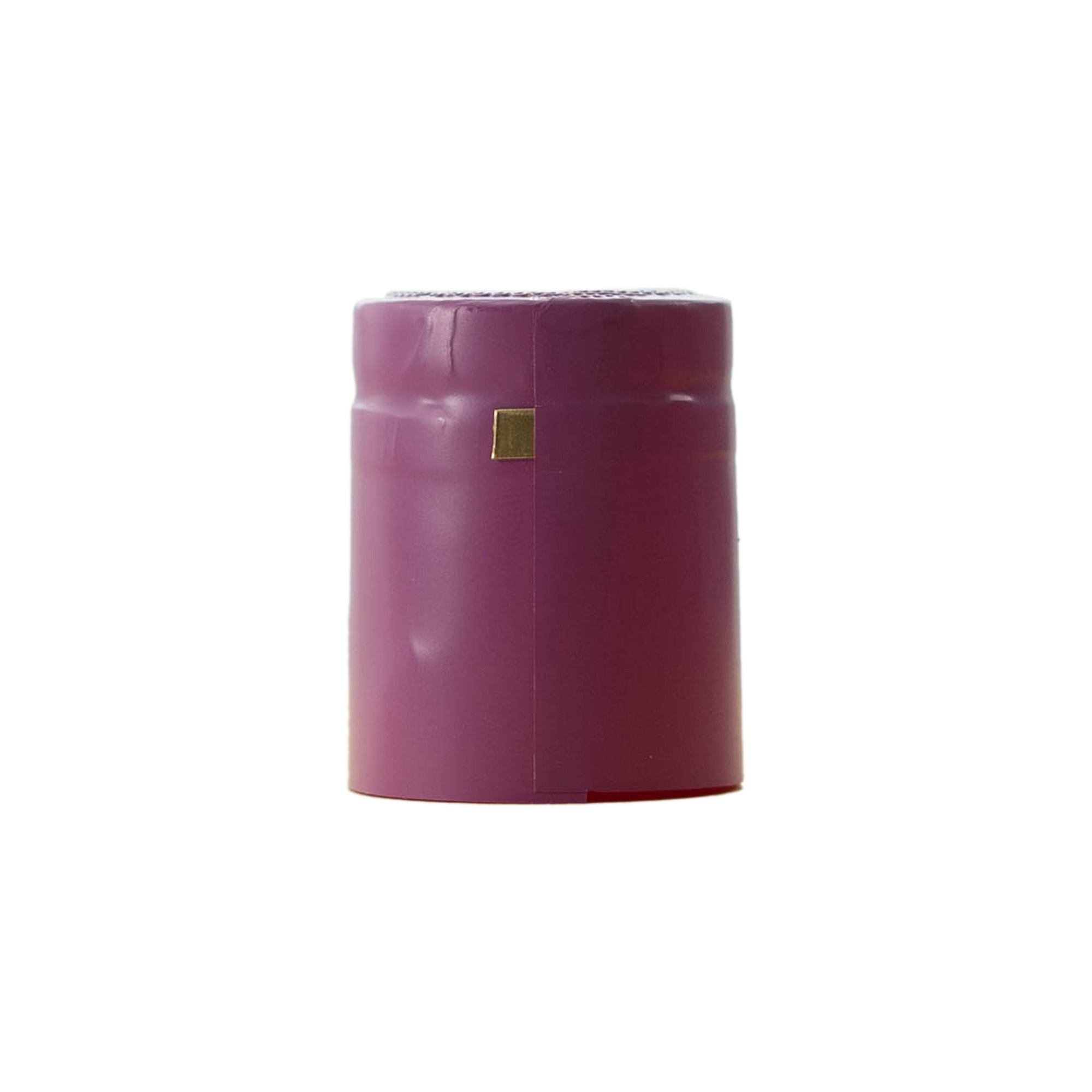 Heat shrink capsule 32x41, PVC plastic, fuchsia