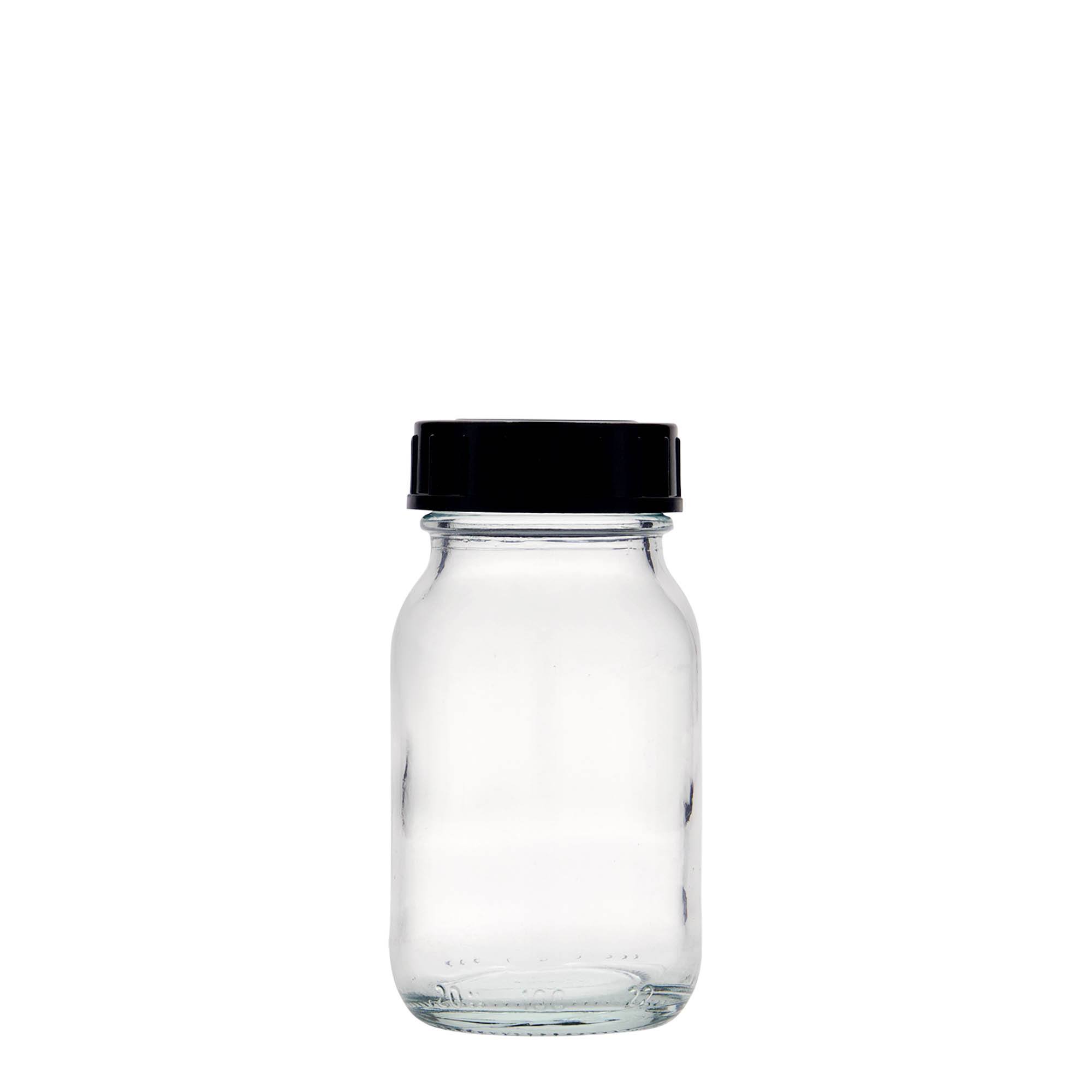 100 ml wide mouth jar, closure: DIN 40