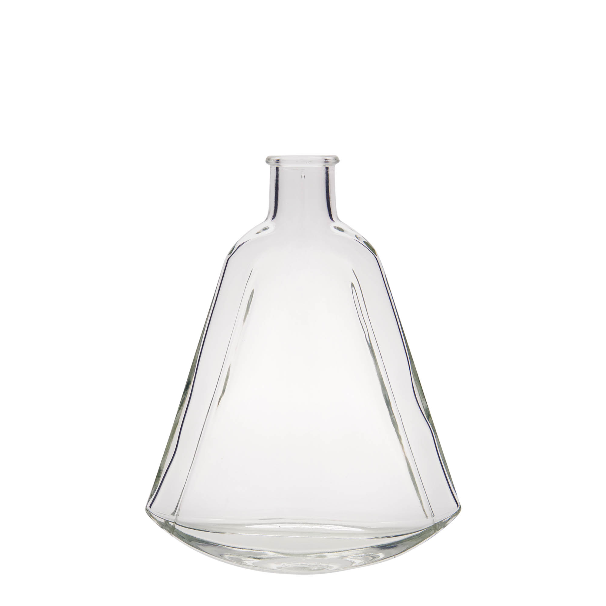 200 ml glass bottle 'Maurizio', oval, closure: cork