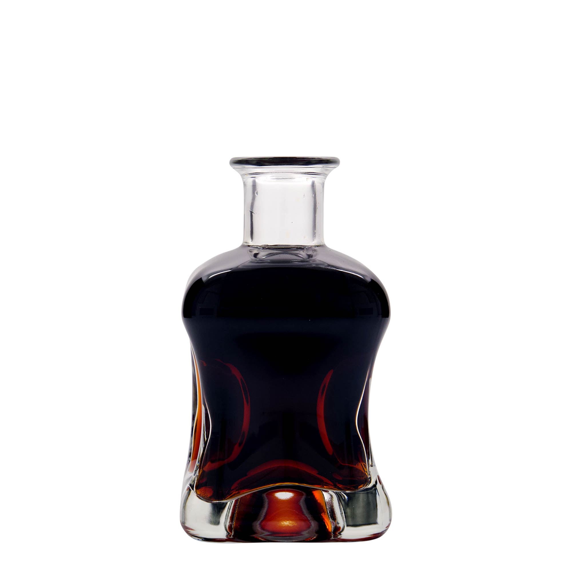 350 ml glass bottle 'Dublin', square, closure: cork