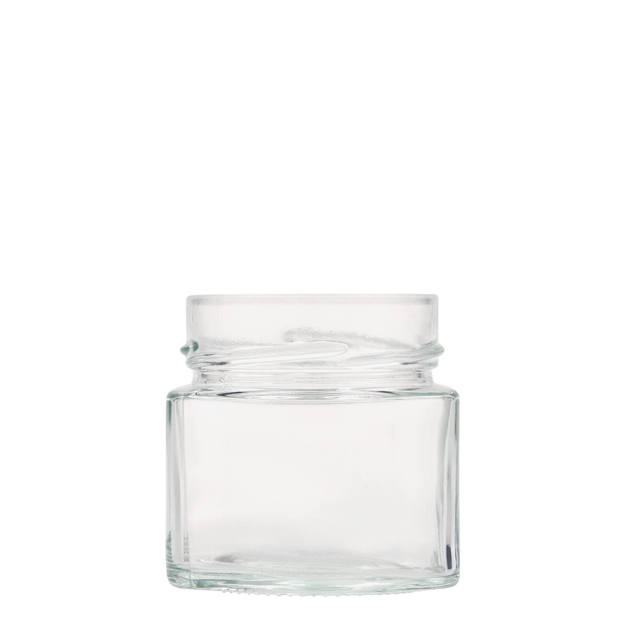 212 ml square jar 'Kimba', closure: extra deep twist off (EDTO 70)